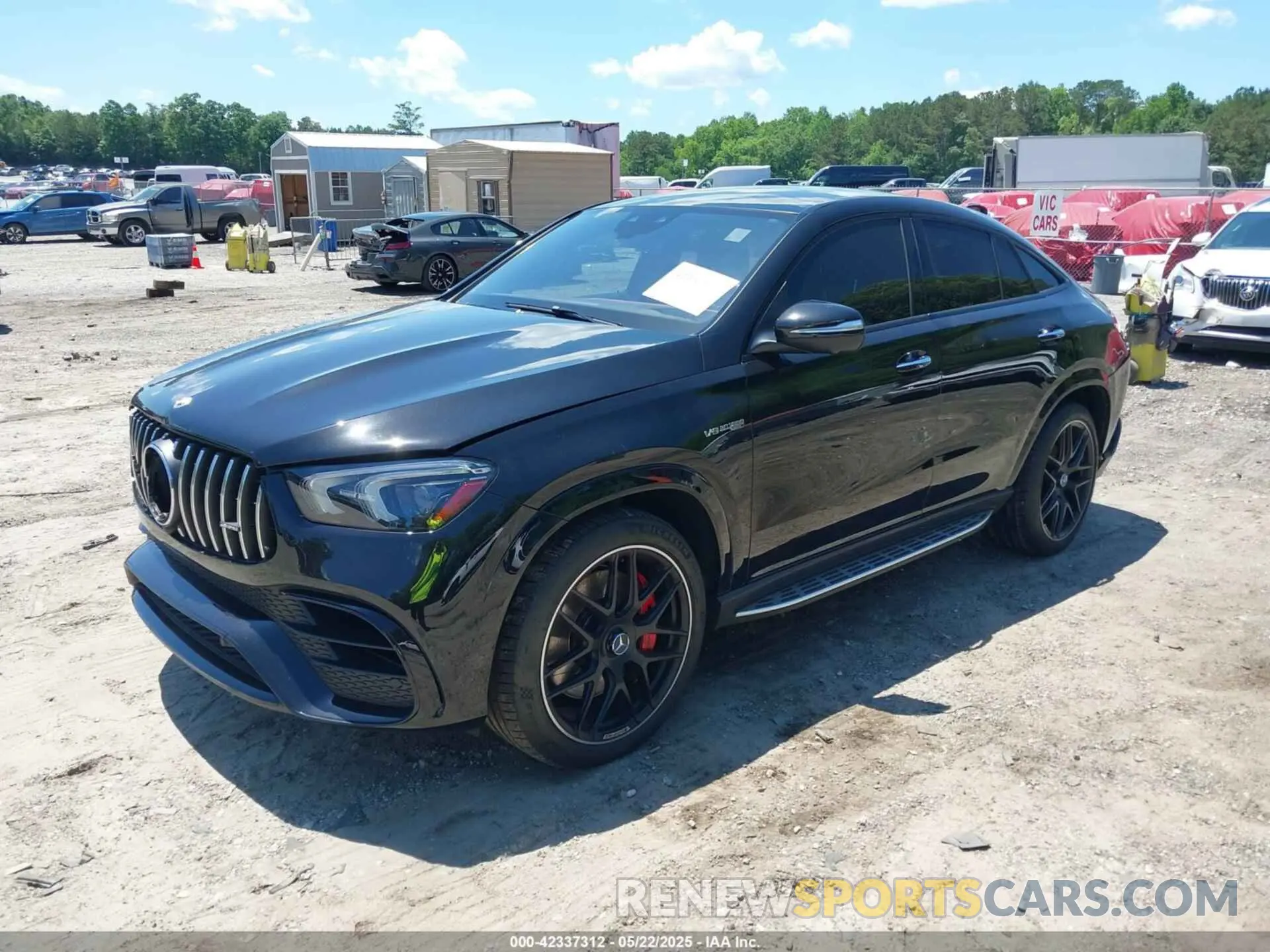 2 fotografías del automóvil dañado 4JGFD8KB8NA805592 MERCEDES-BENZ AMG GLE 63 COUPE 2022