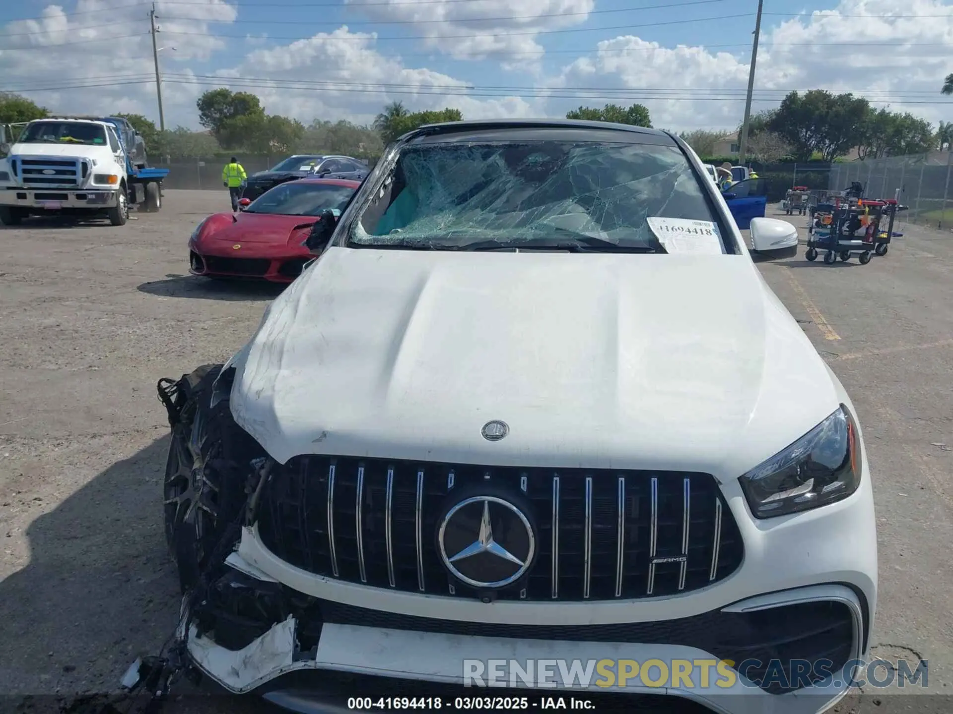 13 fotografías del automóvil dañado 4JGFD8KBXRB046301 MERCEDES-BENZ AMG GLE 63 COUPE 2024