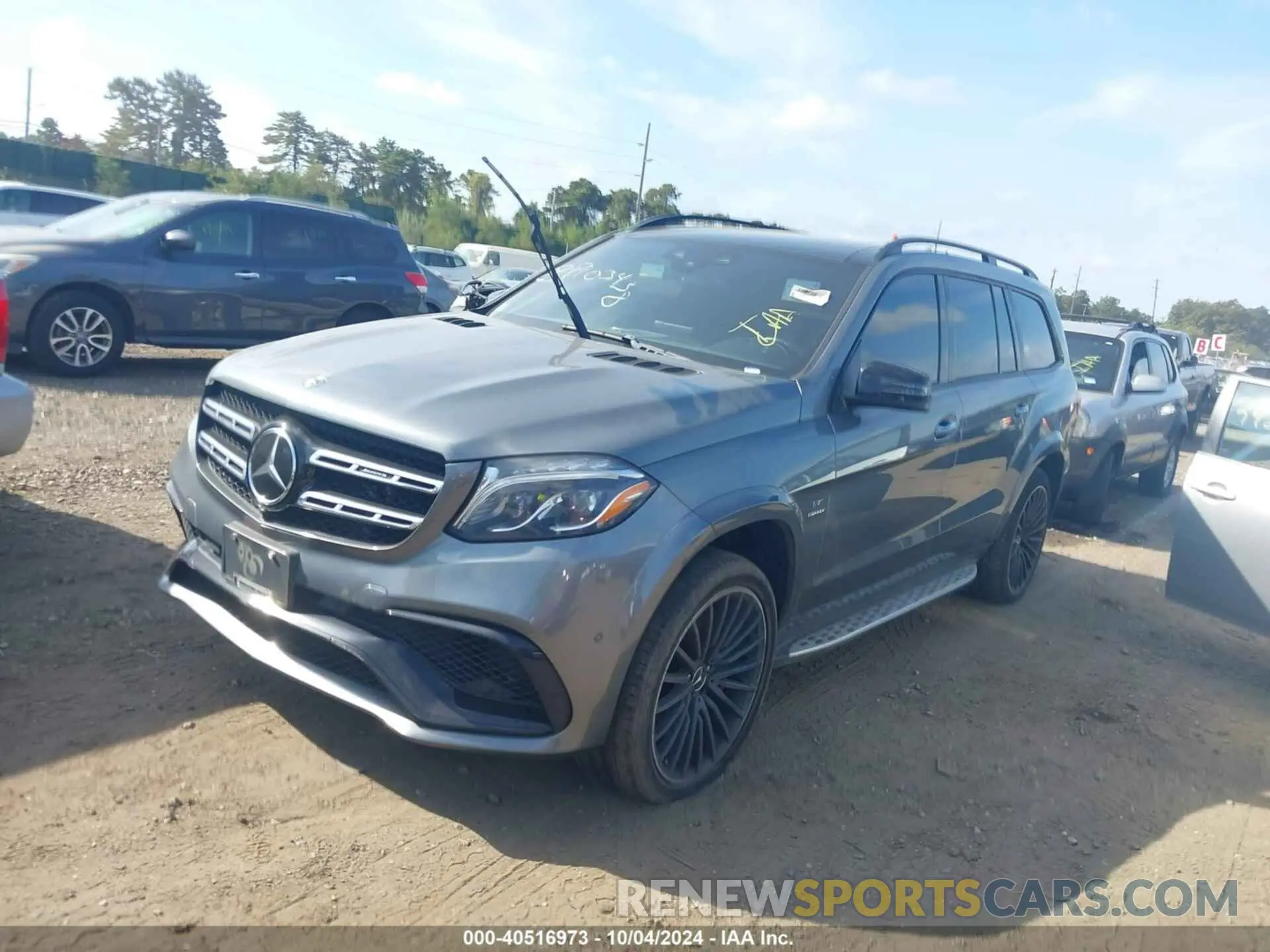 2 fotografías del automóvil dañado 4JGDF7FE4KB314085 MERCEDES-BENZ AMG GLS 63 2019