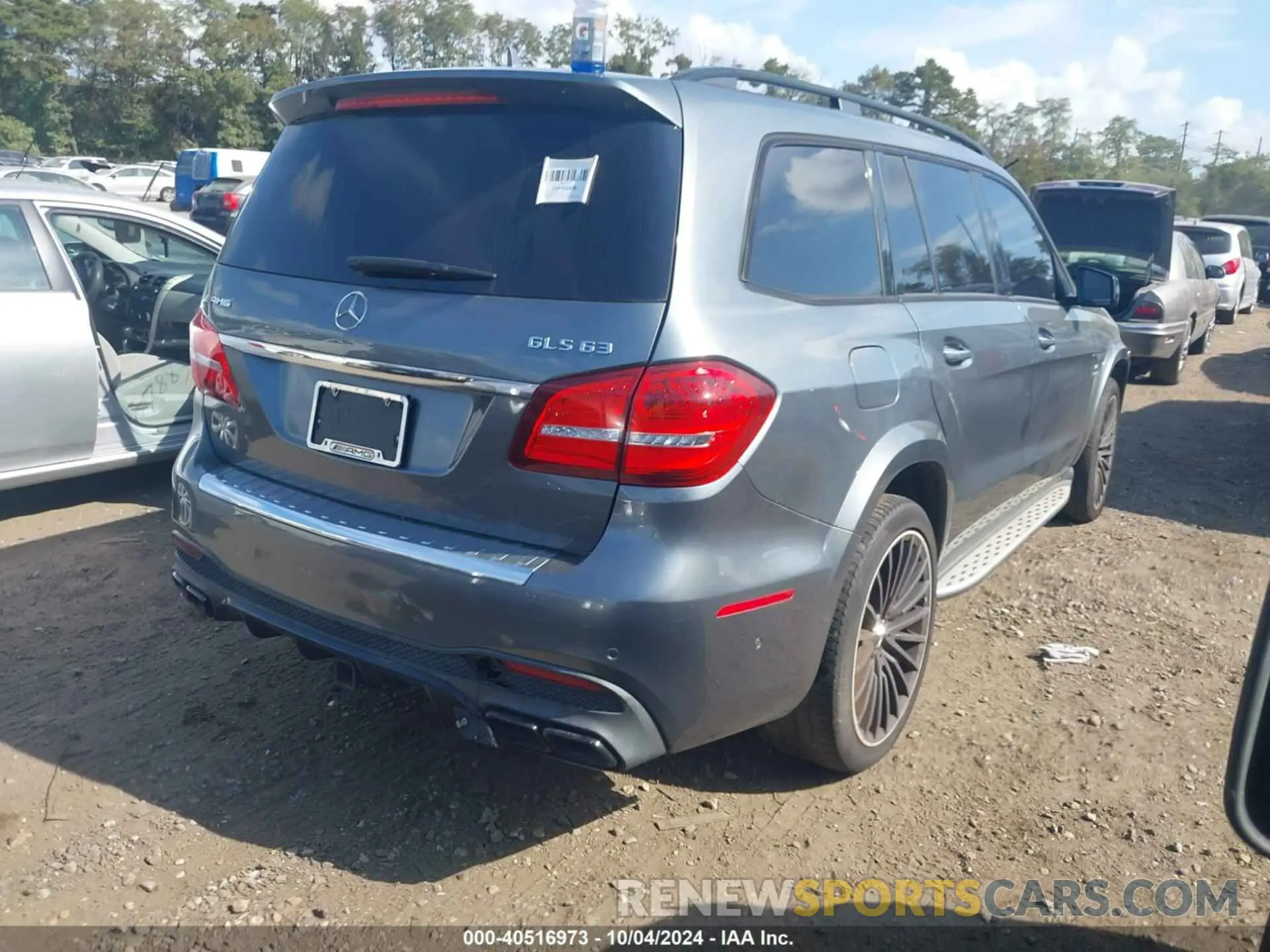 4 fotografías del automóvil dañado 4JGDF7FE4KB314085 MERCEDES-BENZ AMG GLS 63 2019