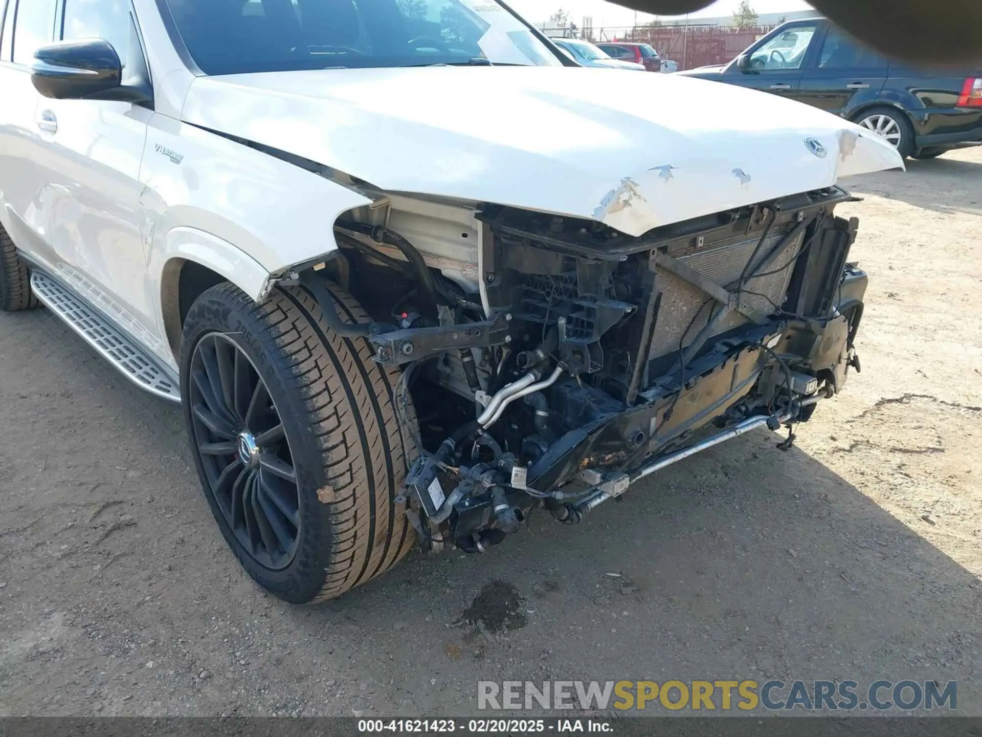 18 fotografías del automóvil dañado 4JGFF8KE7MA432743 MERCEDES-BENZ AMG GLS 63 2021