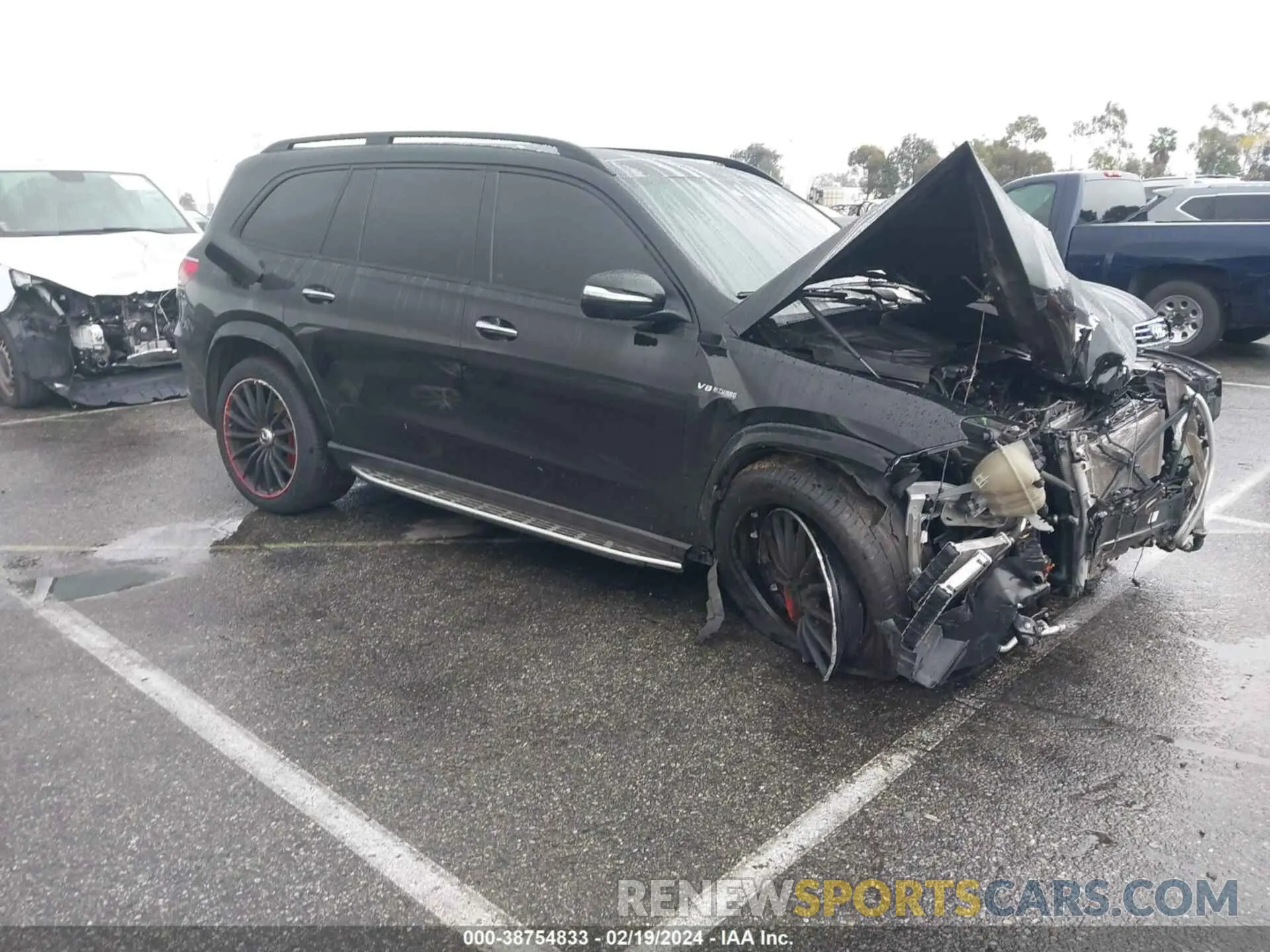 1 fotografías del automóvil dañado 4JGFF8KE8MA278995 MERCEDES-BENZ AMG GLS 63 2021