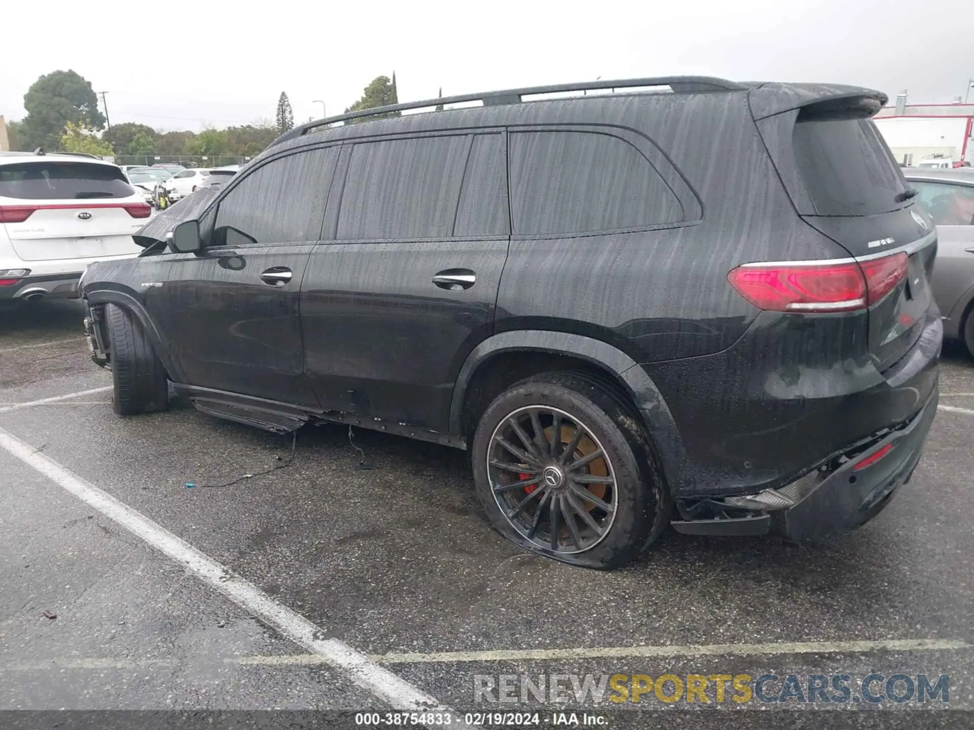 12 fotografías del automóvil dañado 4JGFF8KE8MA278995 MERCEDES-BENZ AMG GLS 63 2021