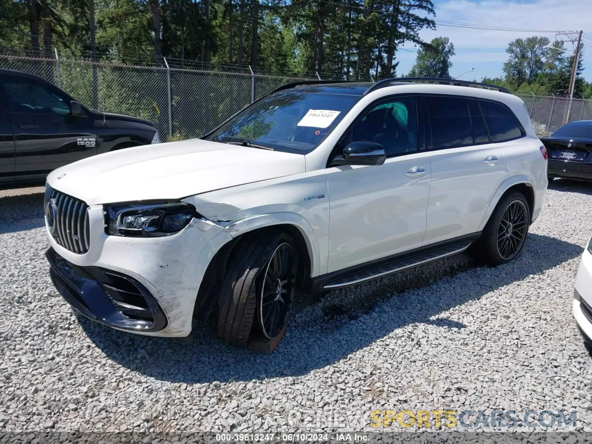 2 fotografías del automóvil dañado 4JGFF8KE7RB109858 MERCEDES-BENZ AMG GLS 63 2024