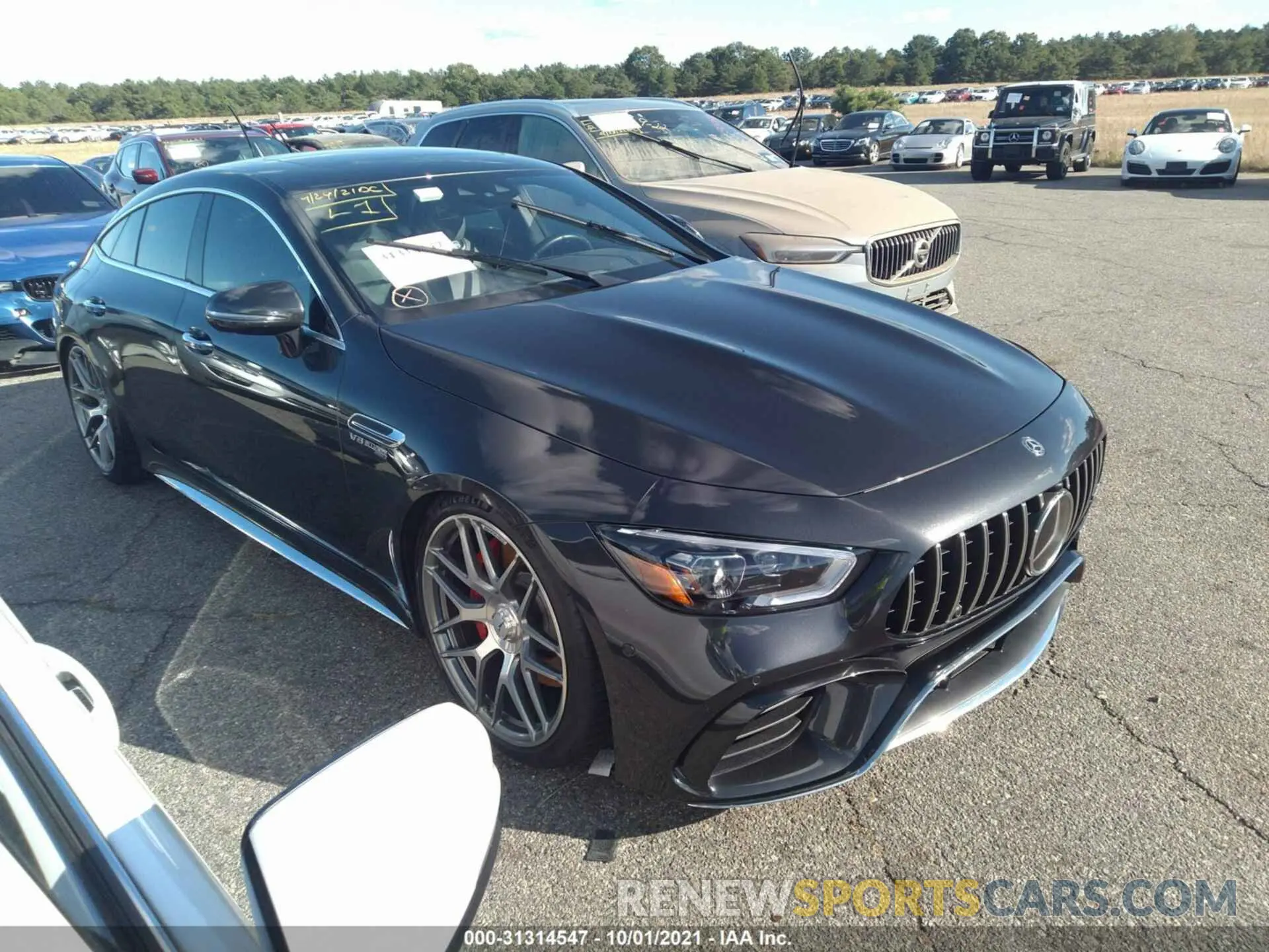 1 fotografías del automóvil dañado WDD7X8JB0KA007302 MERCEDES-BENZ AMG GT 2019
