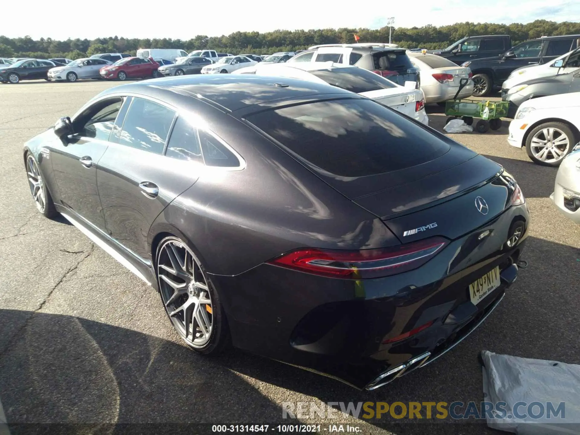 3 fotografías del automóvil dañado WDD7X8JB0KA007302 MERCEDES-BENZ AMG GT 2019