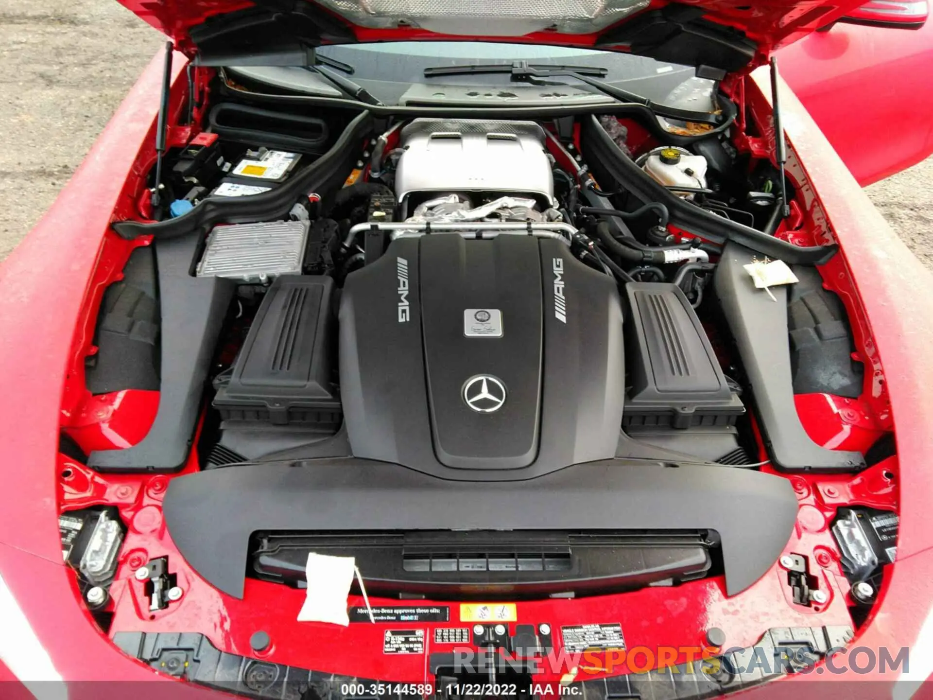 10 fotografías del automóvil dañado WDDYJ7HA0KA023044 MERCEDES-BENZ AMG GT 2019