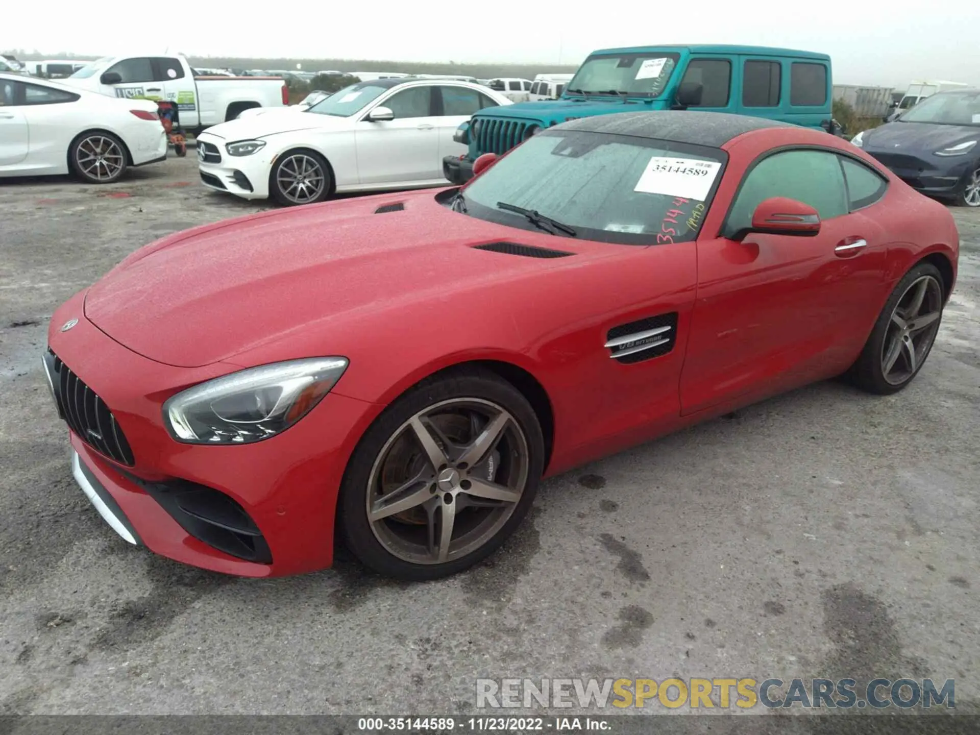 2 fotografías del automóvil dañado WDDYJ7HA0KA023044 MERCEDES-BENZ AMG GT 2019