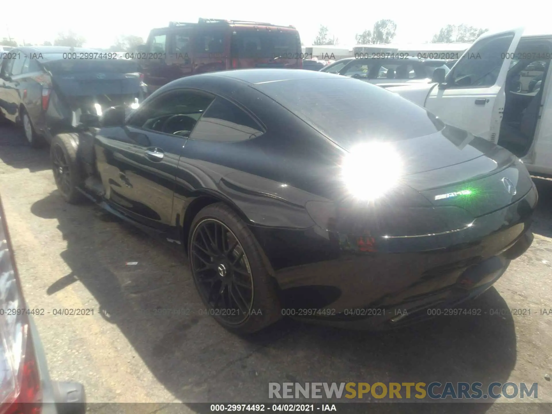 3 fotografías del automóvil dañado WDDYJ7HA0KA023349 MERCEDES-BENZ AMG GT 2019