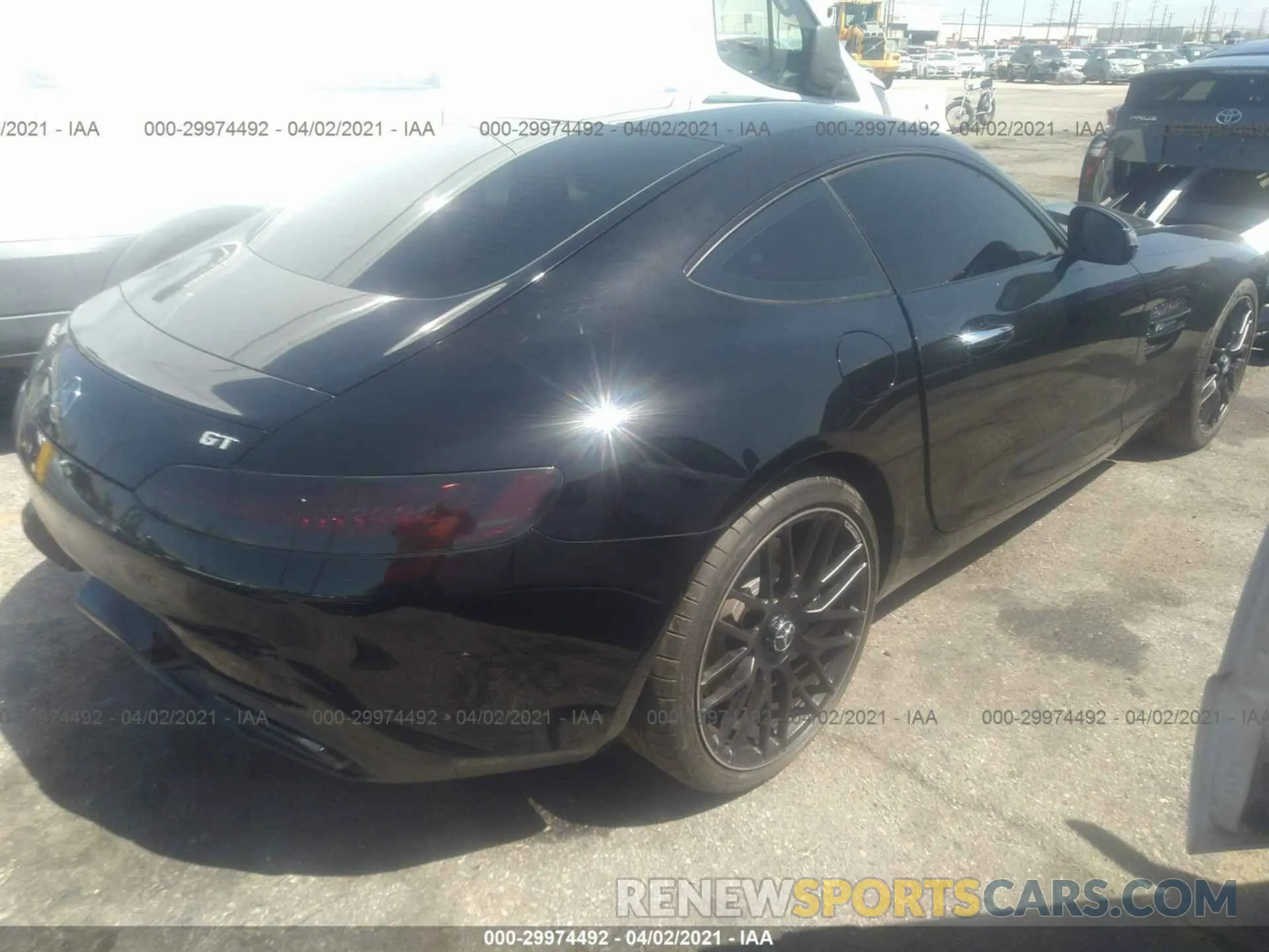4 fotografías del automóvil dañado WDDYJ7HA0KA023349 MERCEDES-BENZ AMG GT 2019