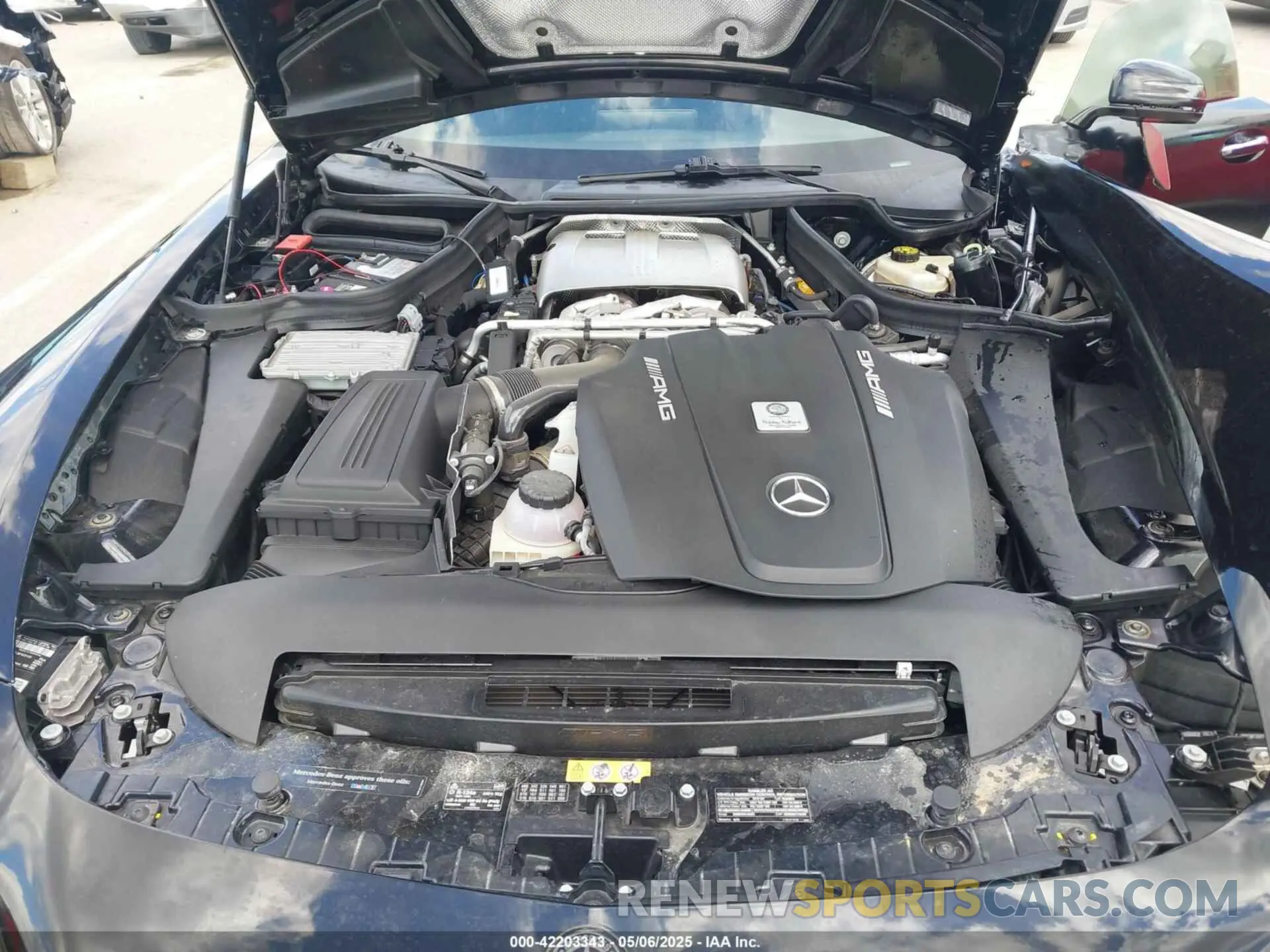 10 fotografías del automóvil dañado WDDYJ7HA6KA023243 MERCEDES-BENZ AMG GT 2019