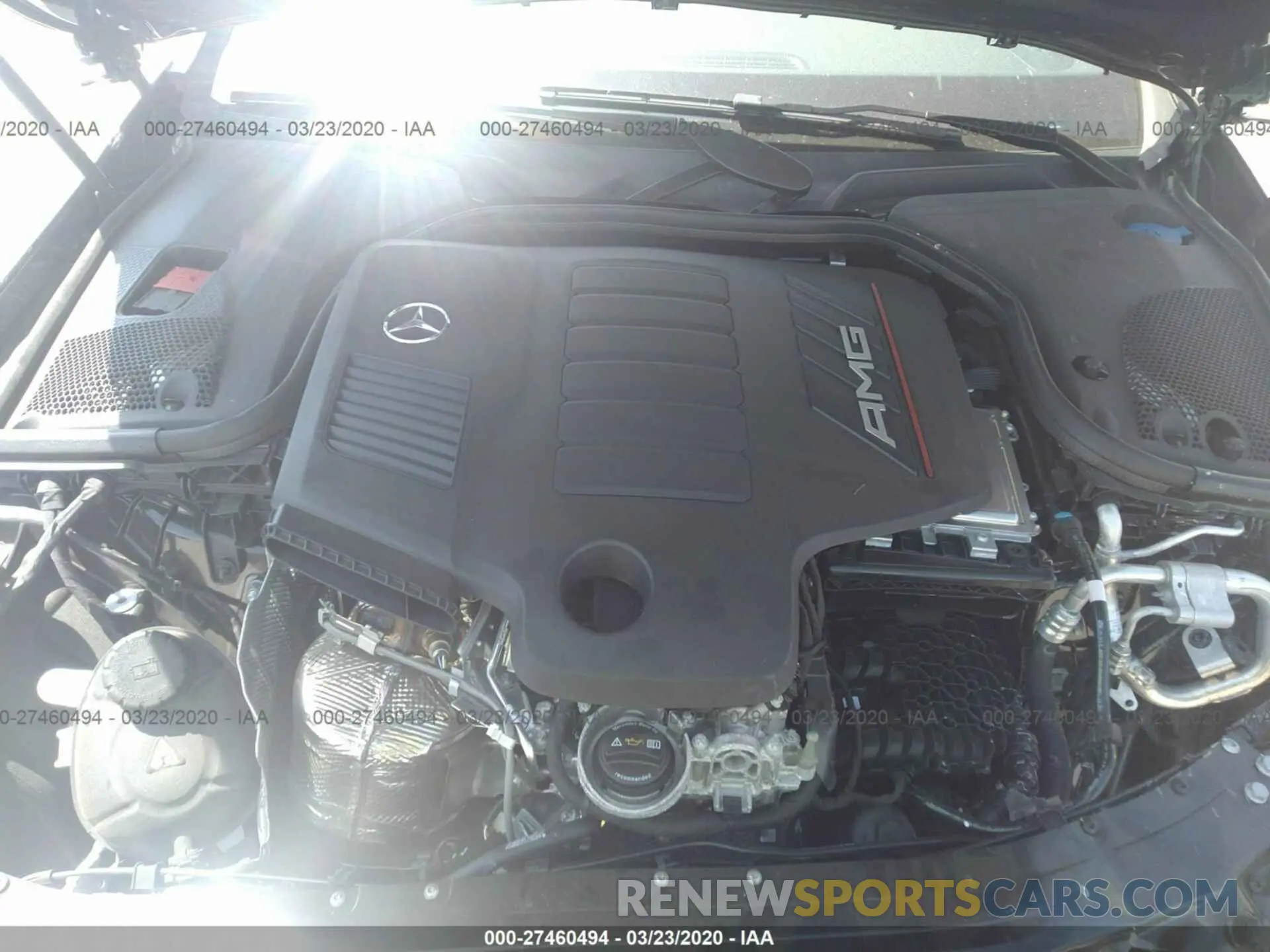 10 fotografías del automóvil dañado WDD7X6BB8LA015538 MERCEDES-BENZ AMG GT 2020