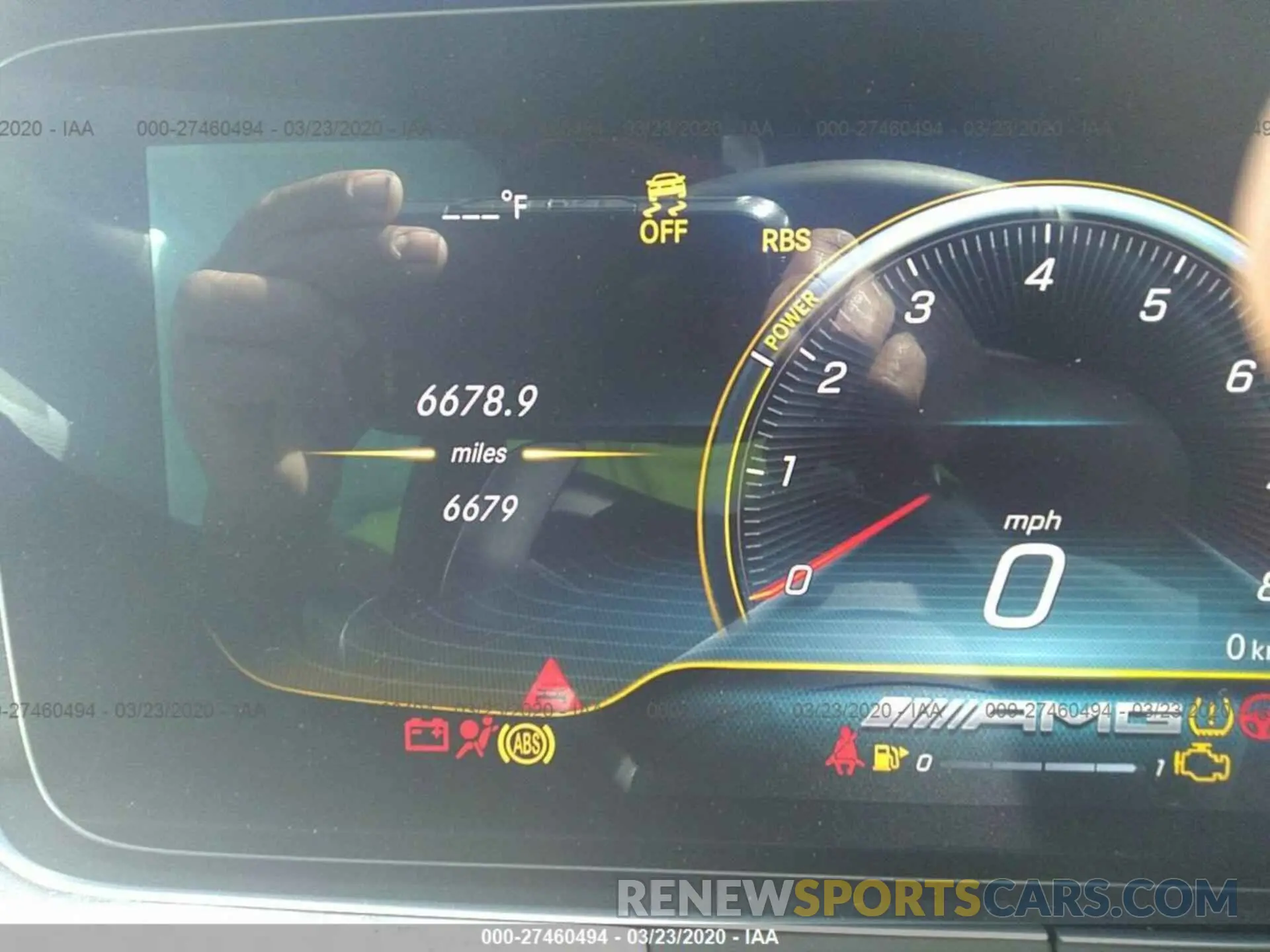 7 fotografías del automóvil dañado WDD7X6BB8LA015538 MERCEDES-BENZ AMG GT 2020