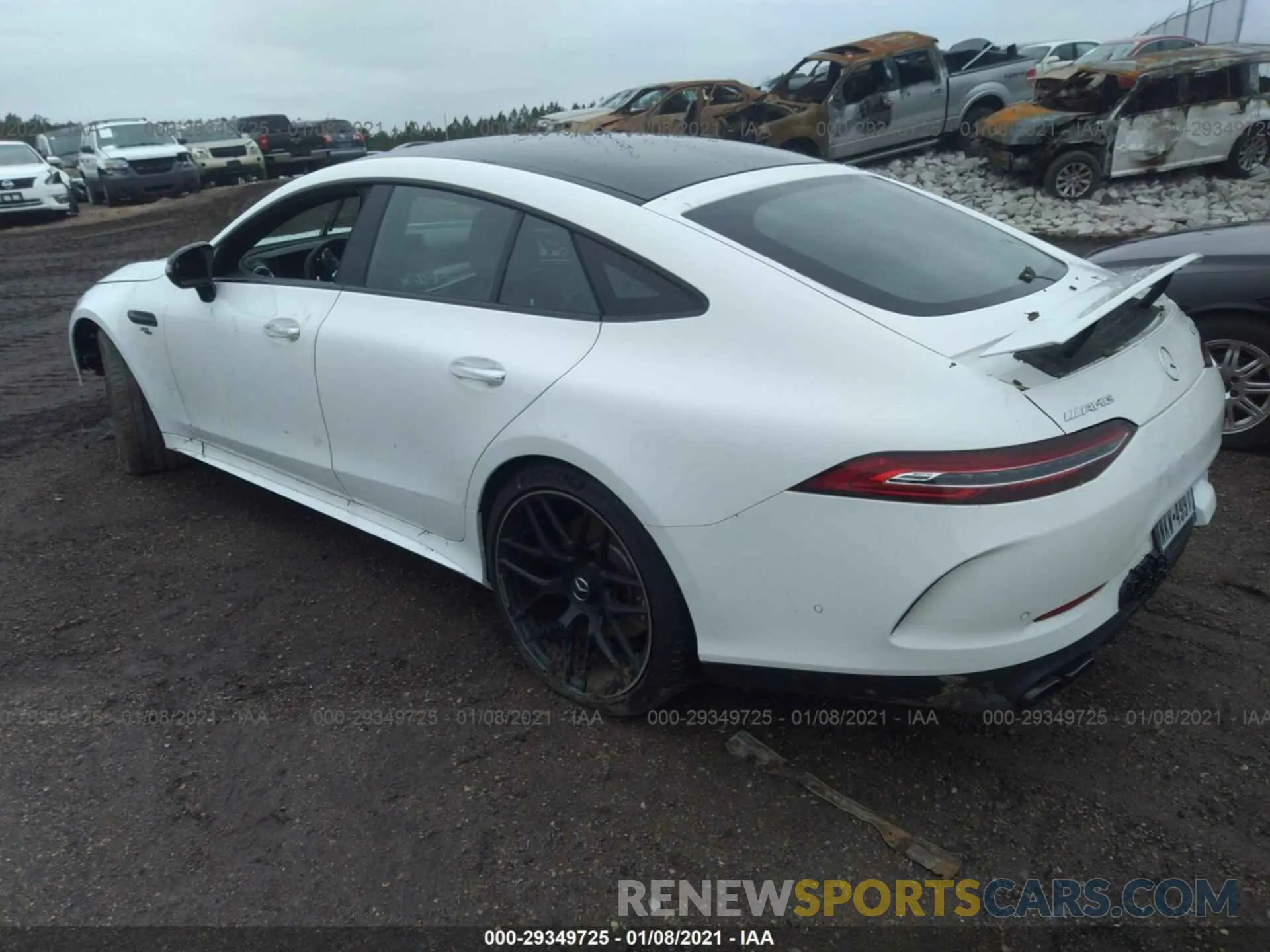 3 fotografías del automóvil dañado WDD7X6BB9LA012003 MERCEDES-BENZ AMG GT 2020
