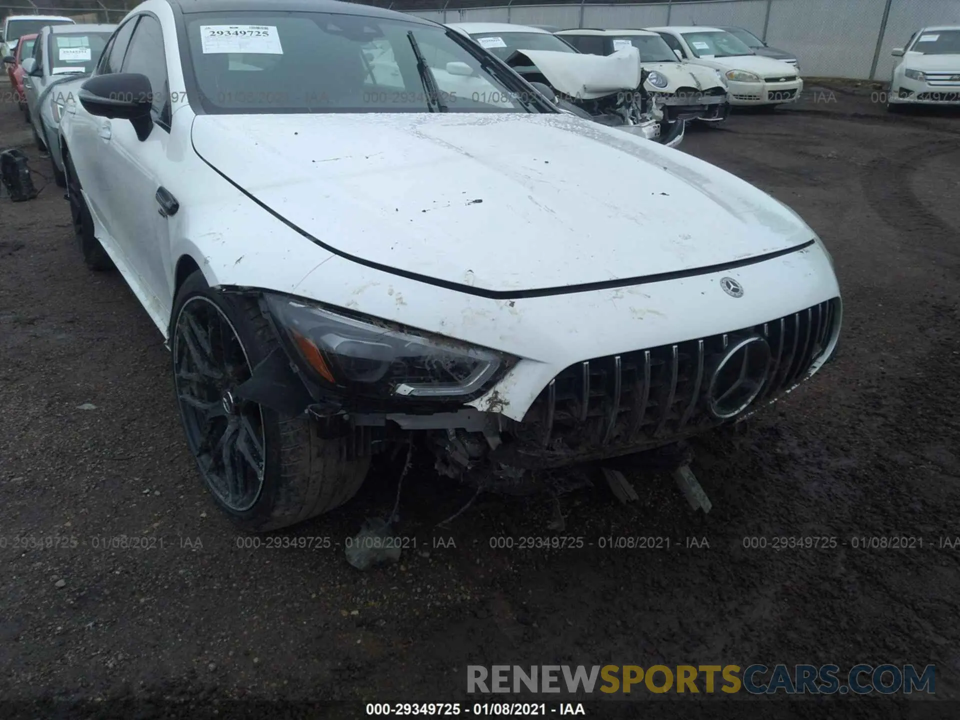 6 fotografías del automóvil dañado WDD7X6BB9LA012003 MERCEDES-BENZ AMG GT 2020