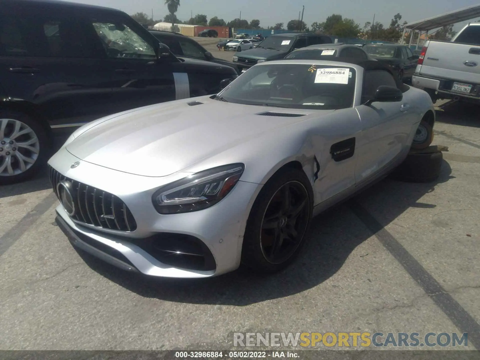 2 fotografías del automóvil dañado WDDYK7HAXLA026225 MERCEDES-BENZ AMG GT 2020