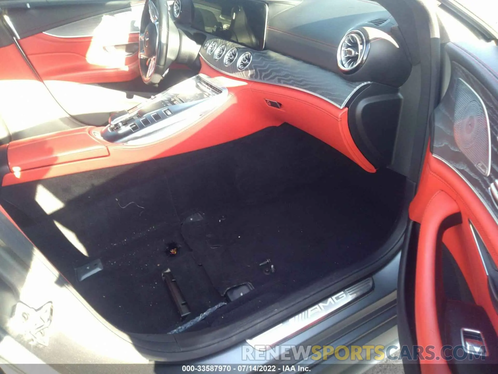 5 fotografías del automóvil dañado W1K7X5KB0MA035939 MERCEDES-BENZ AMG GT 2021