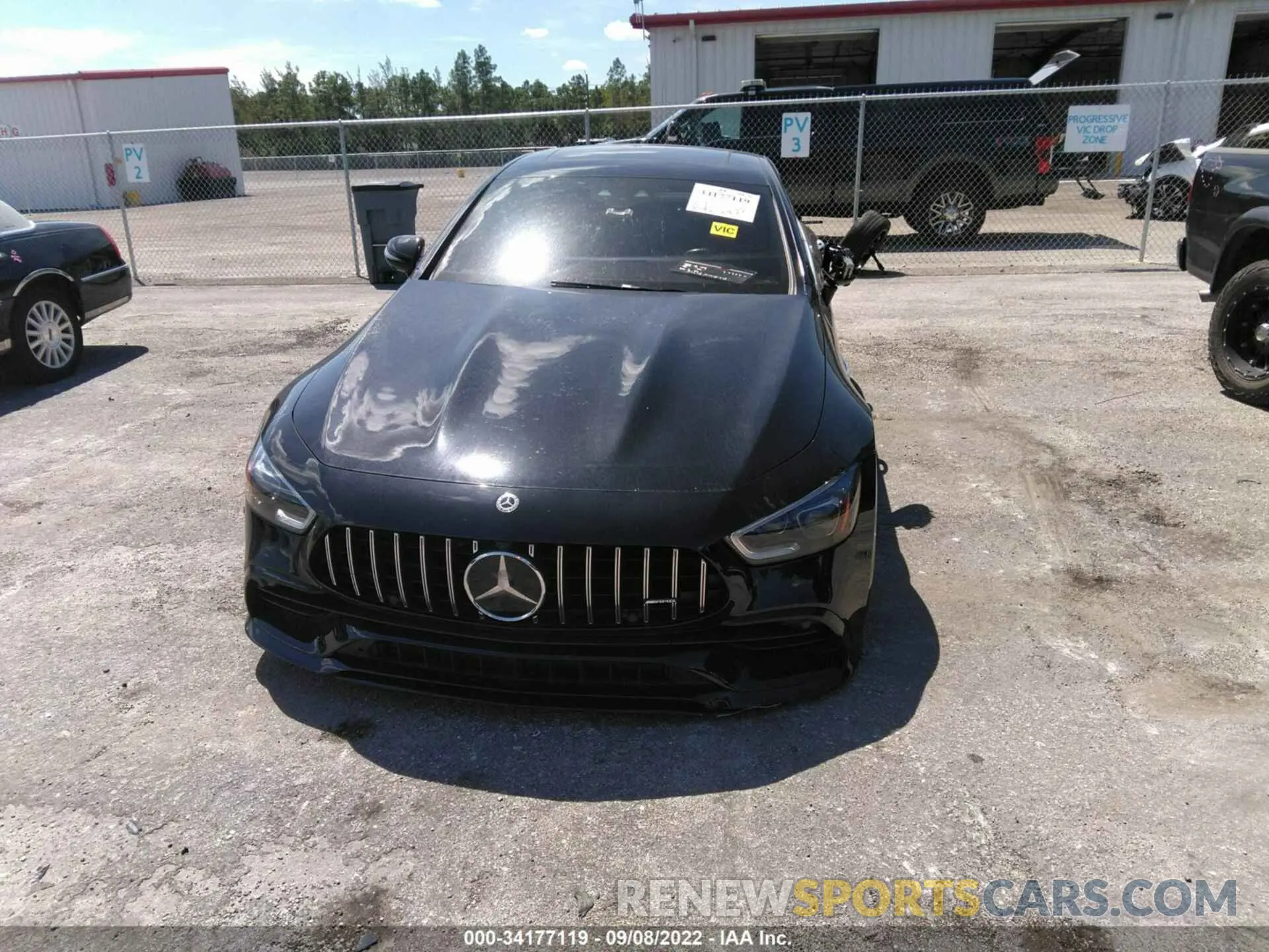 6 fotografías del automóvil dañado W1K7X5KB1MA035254 MERCEDES-BENZ AMG GT 2021