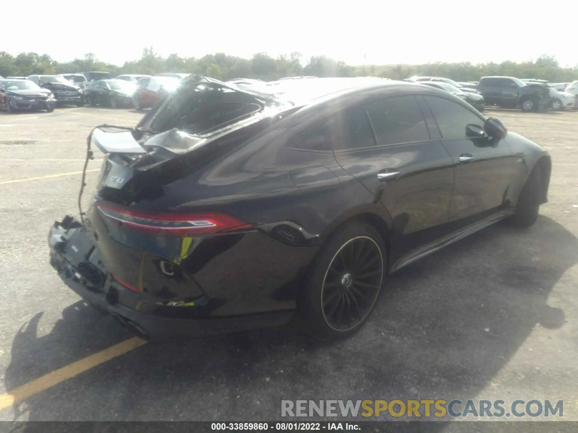 4 fotografías del automóvil dañado W1K7X5KB9MA039214 MERCEDES-BENZ AMG GT 2021