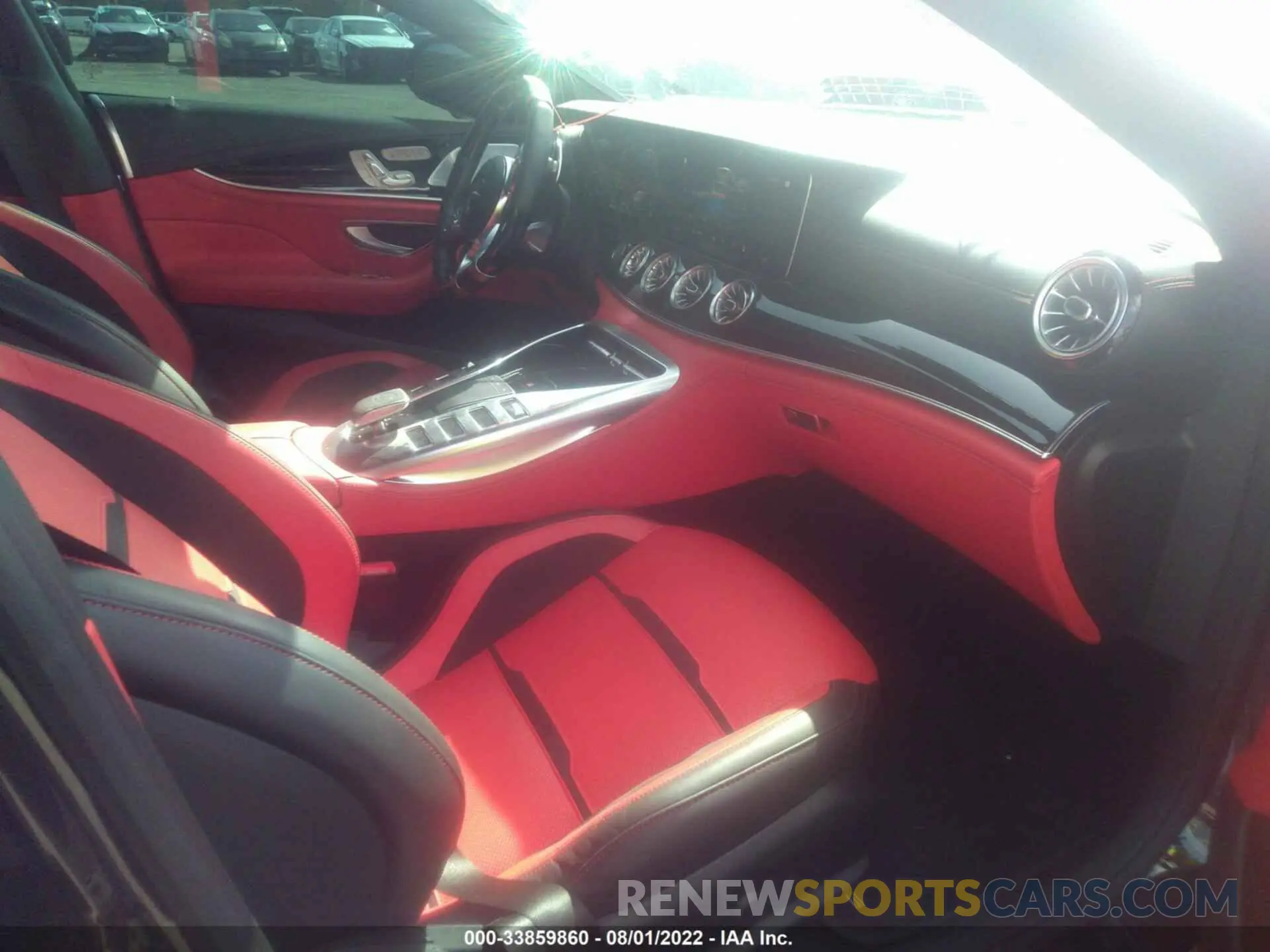 5 fotografías del automóvil dañado W1K7X5KB9MA039214 MERCEDES-BENZ AMG GT 2021