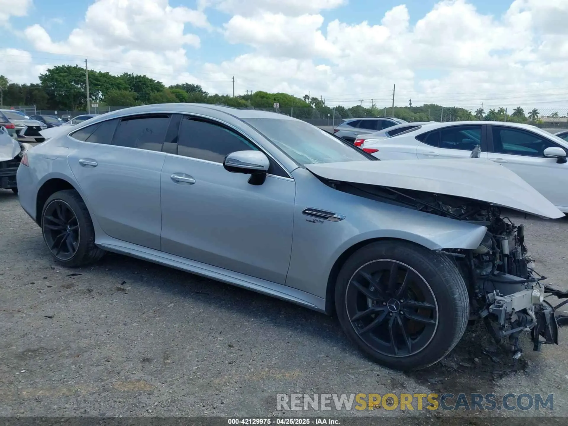13 fotografías del automóvil dañado W1K7X5KB0MA039134 MERCEDES-BENZ AMG GT 43 4-DOOR COUPE 2021