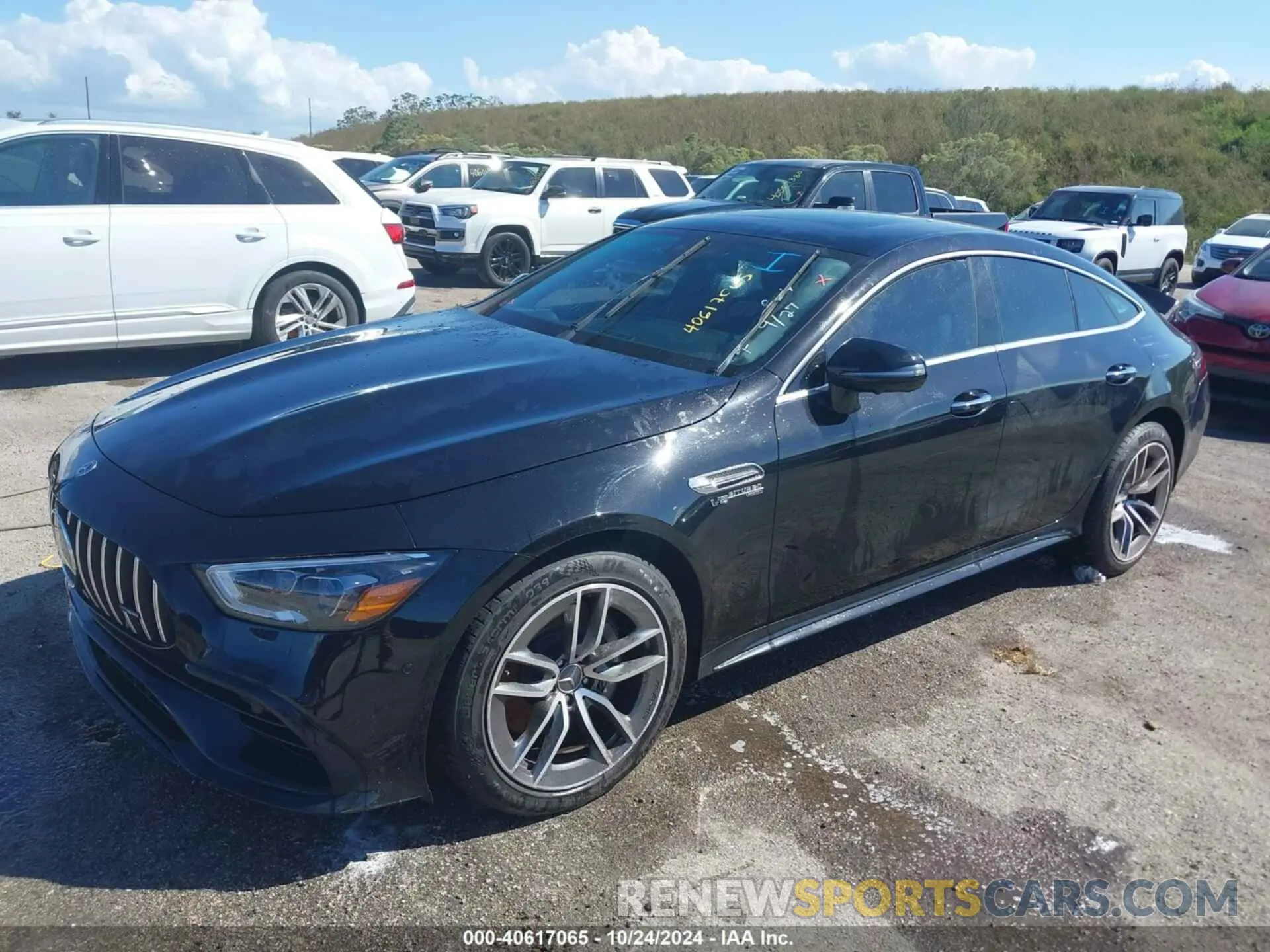 2 fotografías del automóvil dañado W1K7X5KB8MA037437 MERCEDES-BENZ AMG GT 43 4-DOOR COUPE 2021