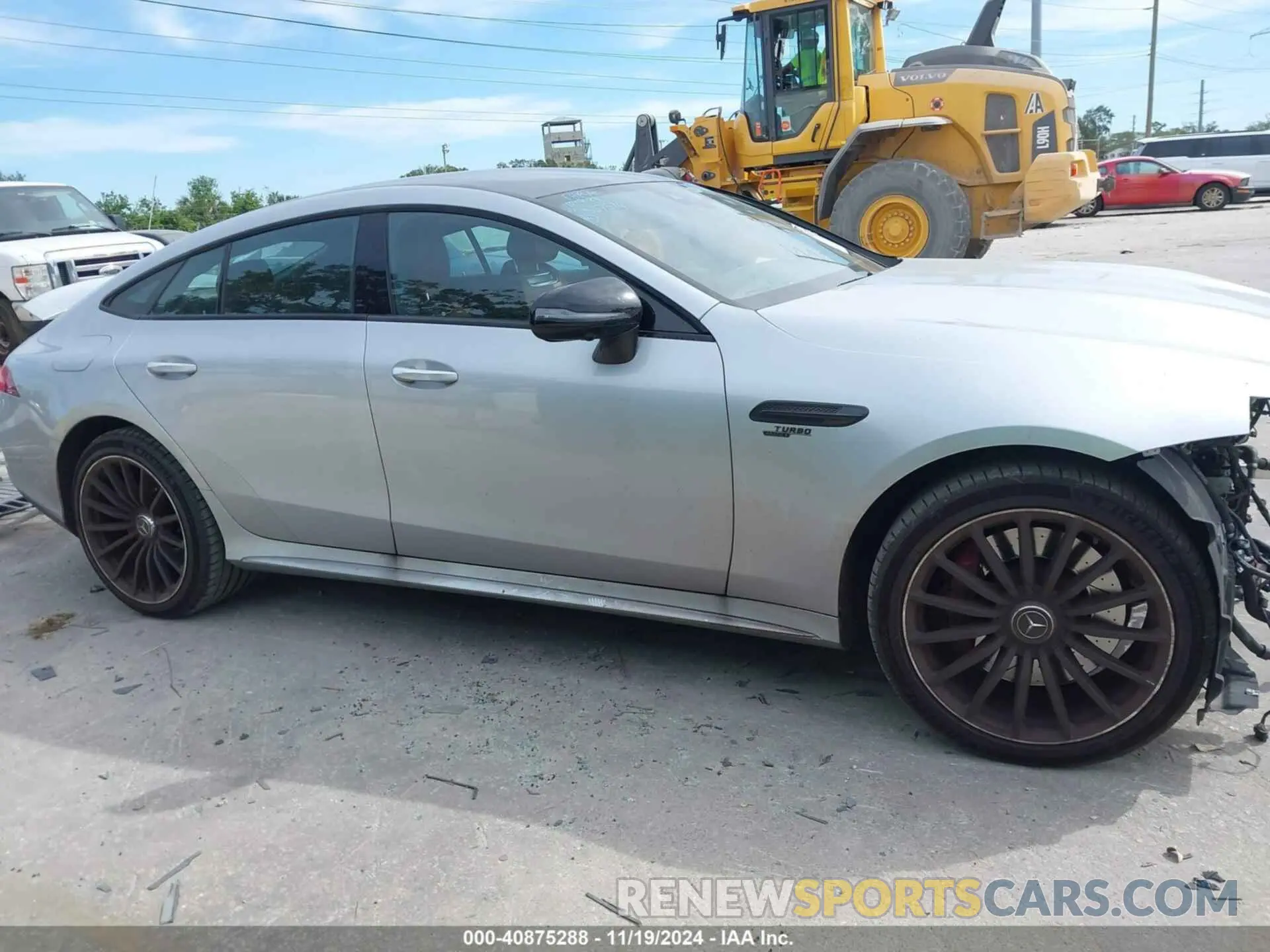 14 fotografías del automóvil dañado W1K7X5KB0NA049468 MERCEDES-BENZ AMG GT 43 4-DOOR COUPE 2022