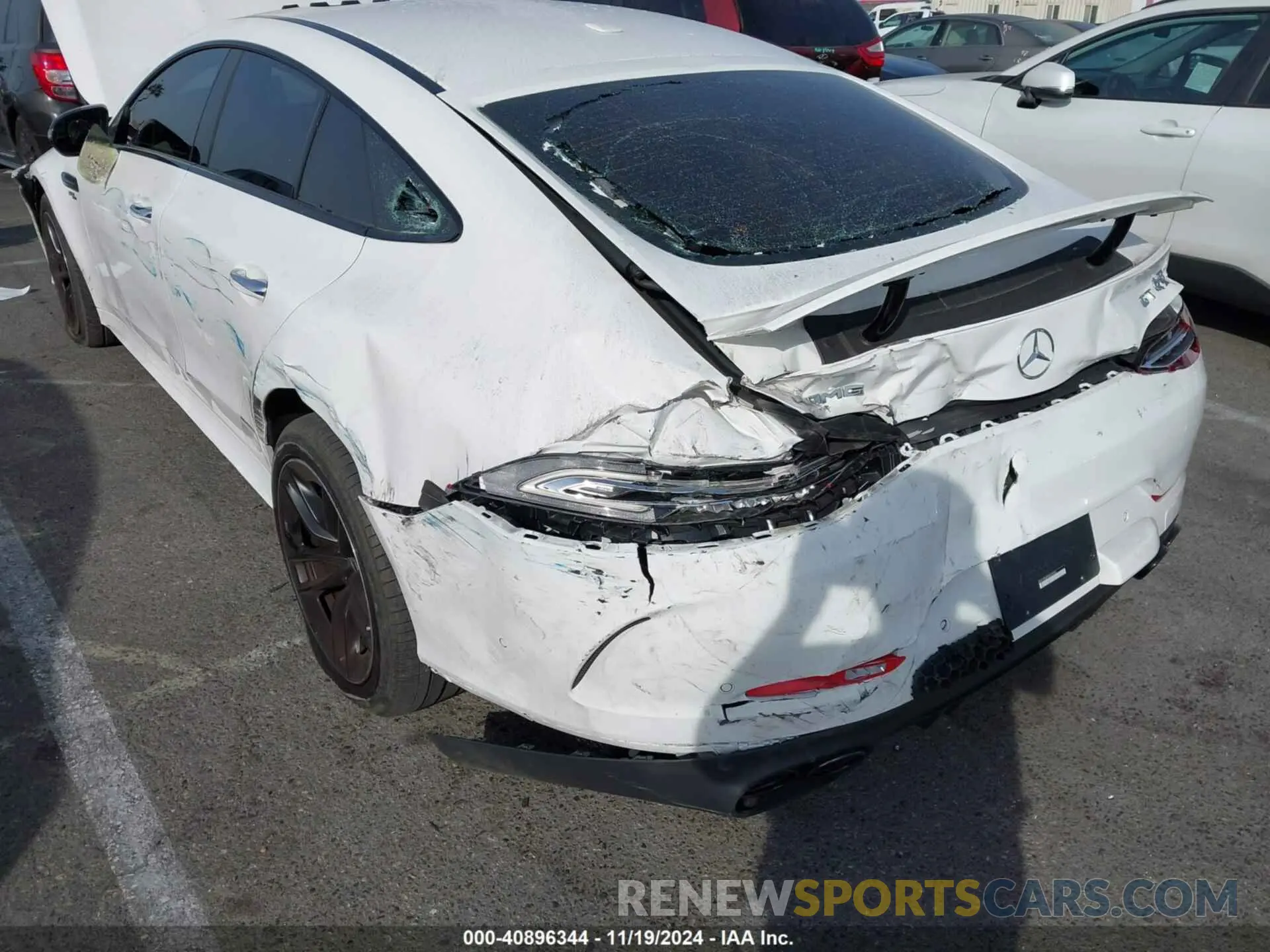 6 fotografías del automóvil dañado W1K7X5KB0NA049552 MERCEDES-BENZ AMG GT 43 4-DOOR COUPE 2022