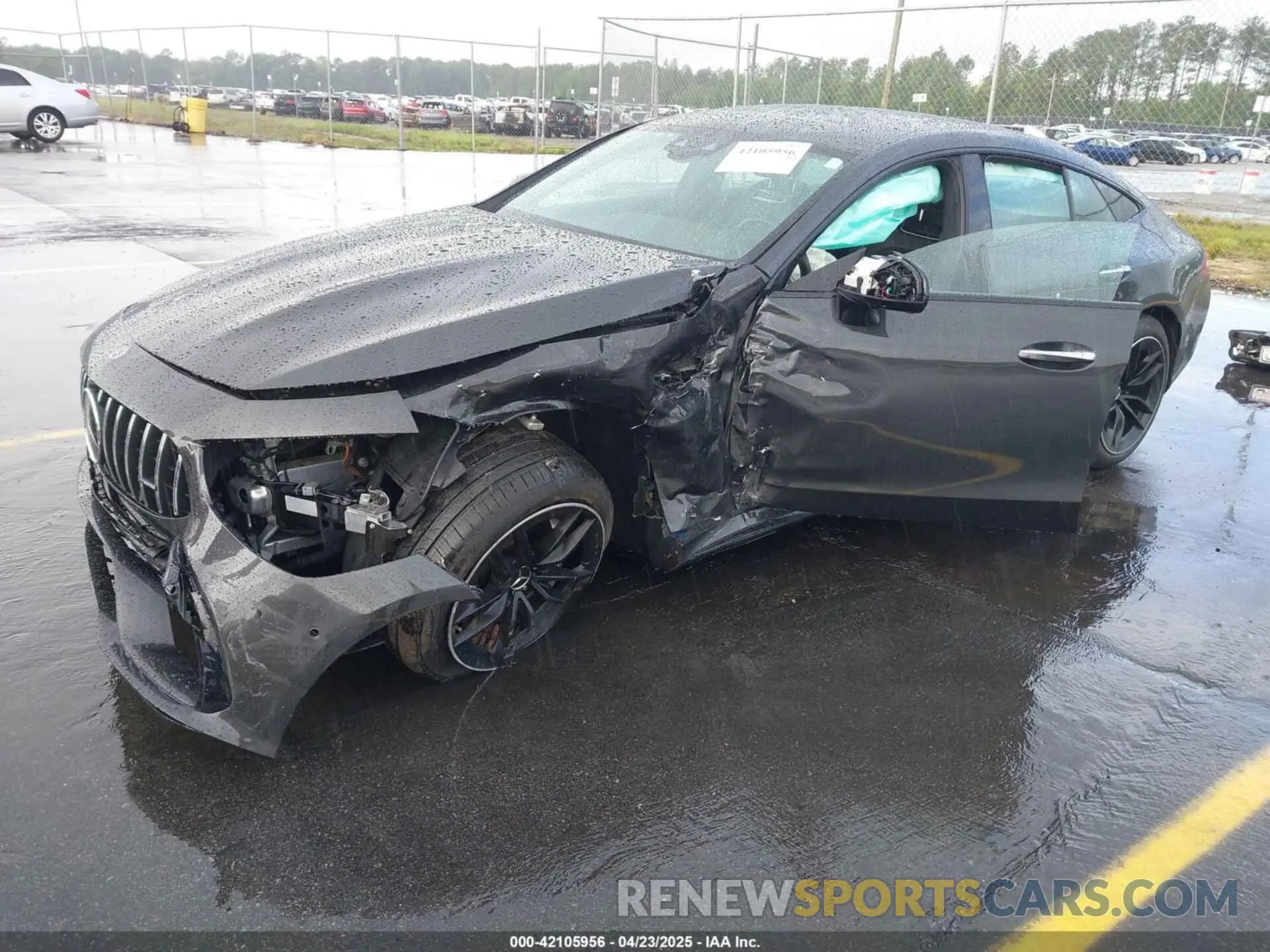 2 fotografías del automóvil dañado W1K7X5KB4NA051076 MERCEDES-BENZ AMG GT 43 4-DOOR COUPE 2022
