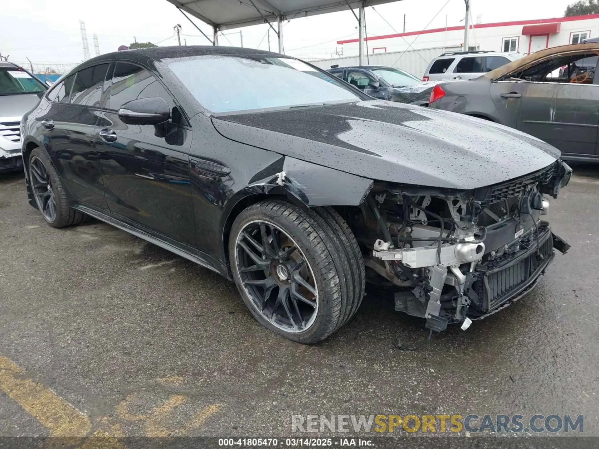 1 fotografías del automóvil dañado W1K7X5KB7NA048401 MERCEDES-BENZ AMG GT 43 4-DOOR COUPE 2022