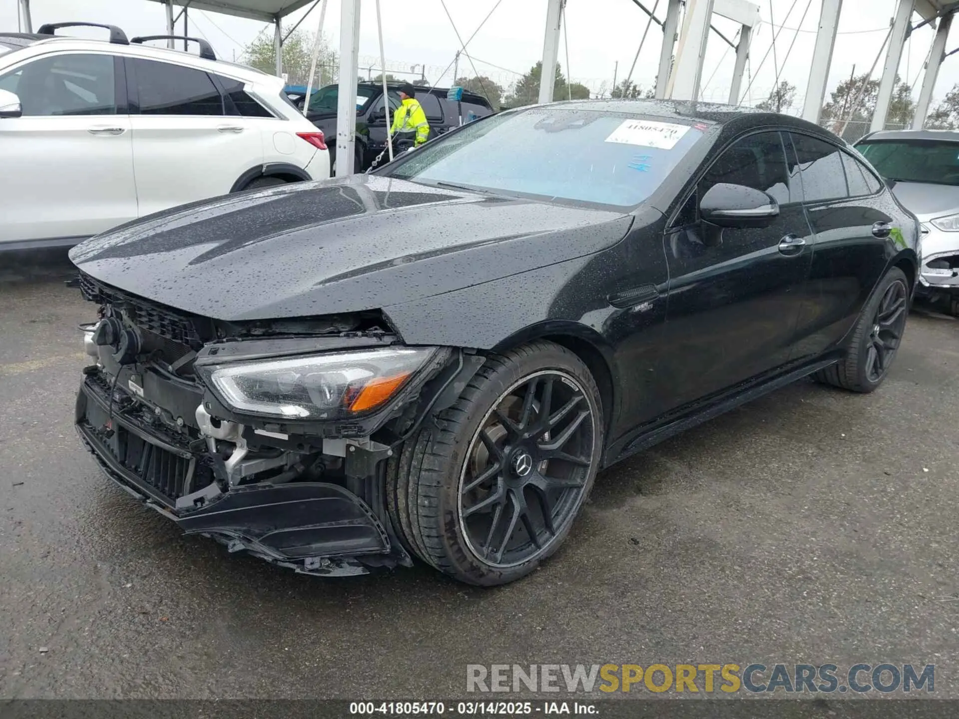2 fotografías del automóvil dañado W1K7X5KB7NA048401 MERCEDES-BENZ AMG GT 43 4-DOOR COUPE 2022