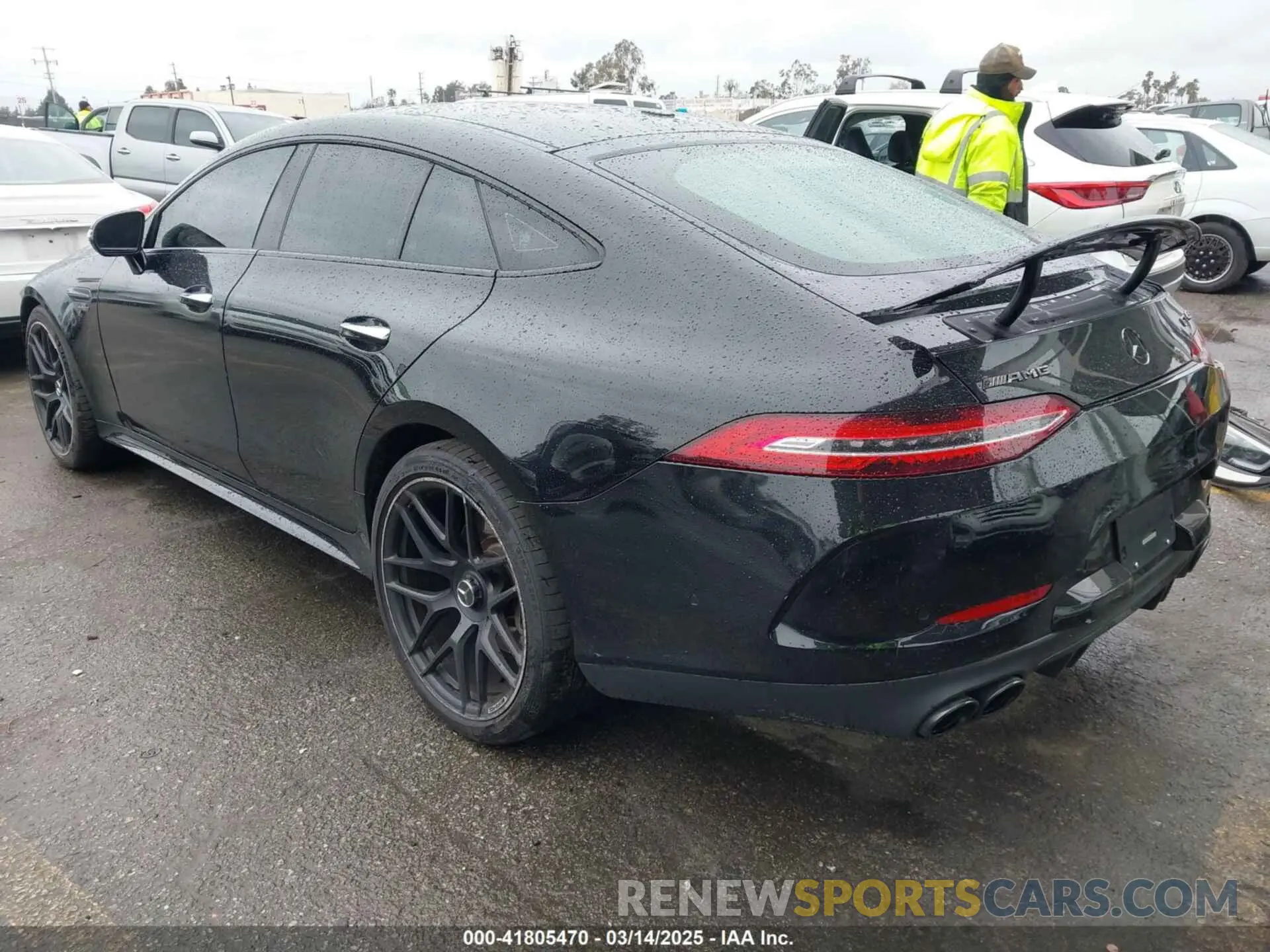 3 fotografías del automóvil dañado W1K7X5KB7NA048401 MERCEDES-BENZ AMG GT 43 4-DOOR COUPE 2022