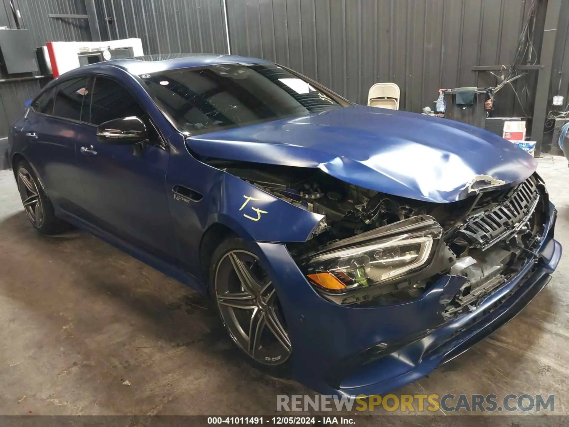 1 fotografías del automóvil dañado WDD7X6BB1KA007263 MERCEDES-BENZ AMG GT 53 4-DOOR COUPE 2019