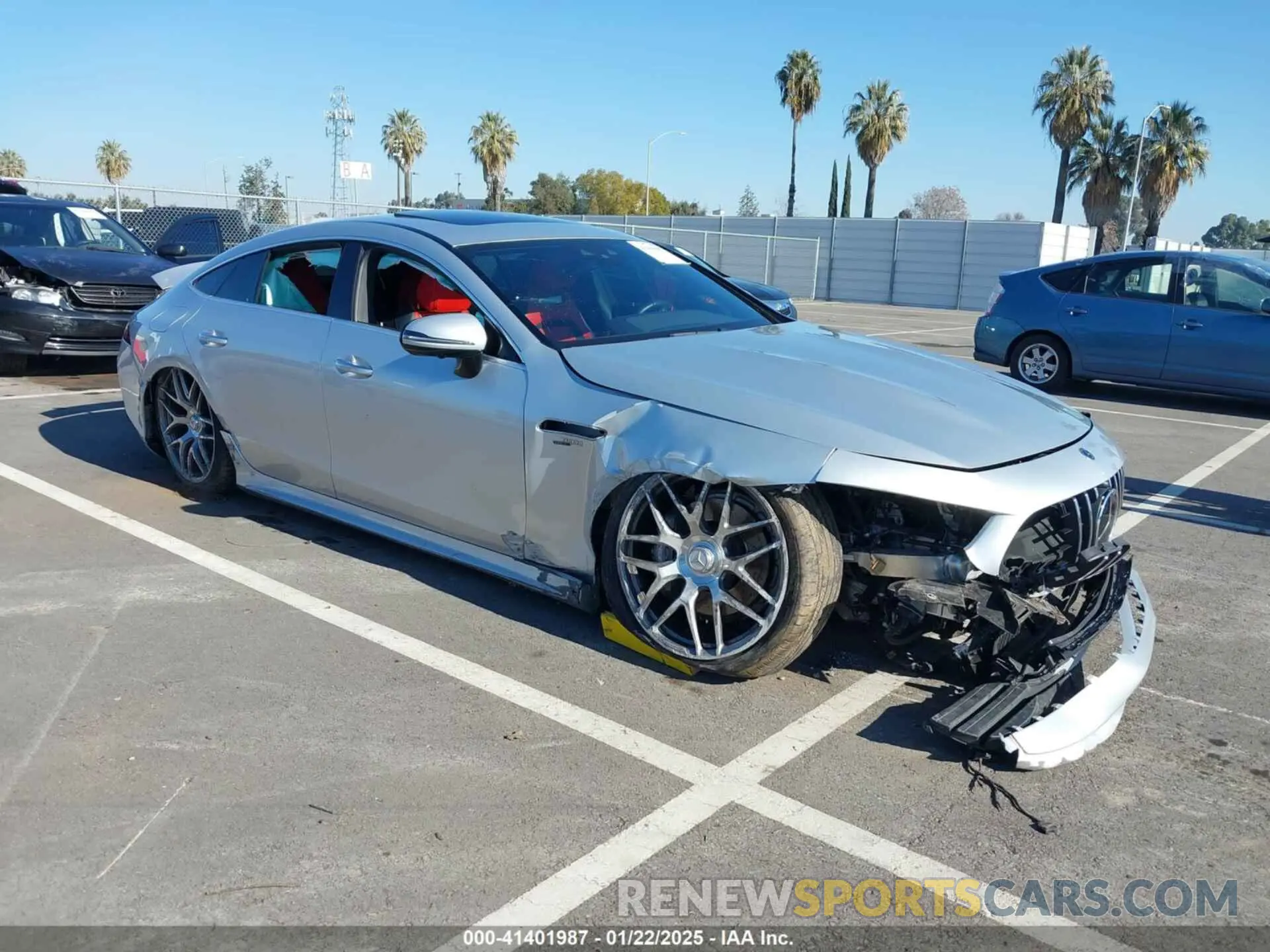1 fotografías del automóvil dañado W1K7X6BB4LA032529 MERCEDES-BENZ AMG GT 53 4-DOOR COUPE 2020
