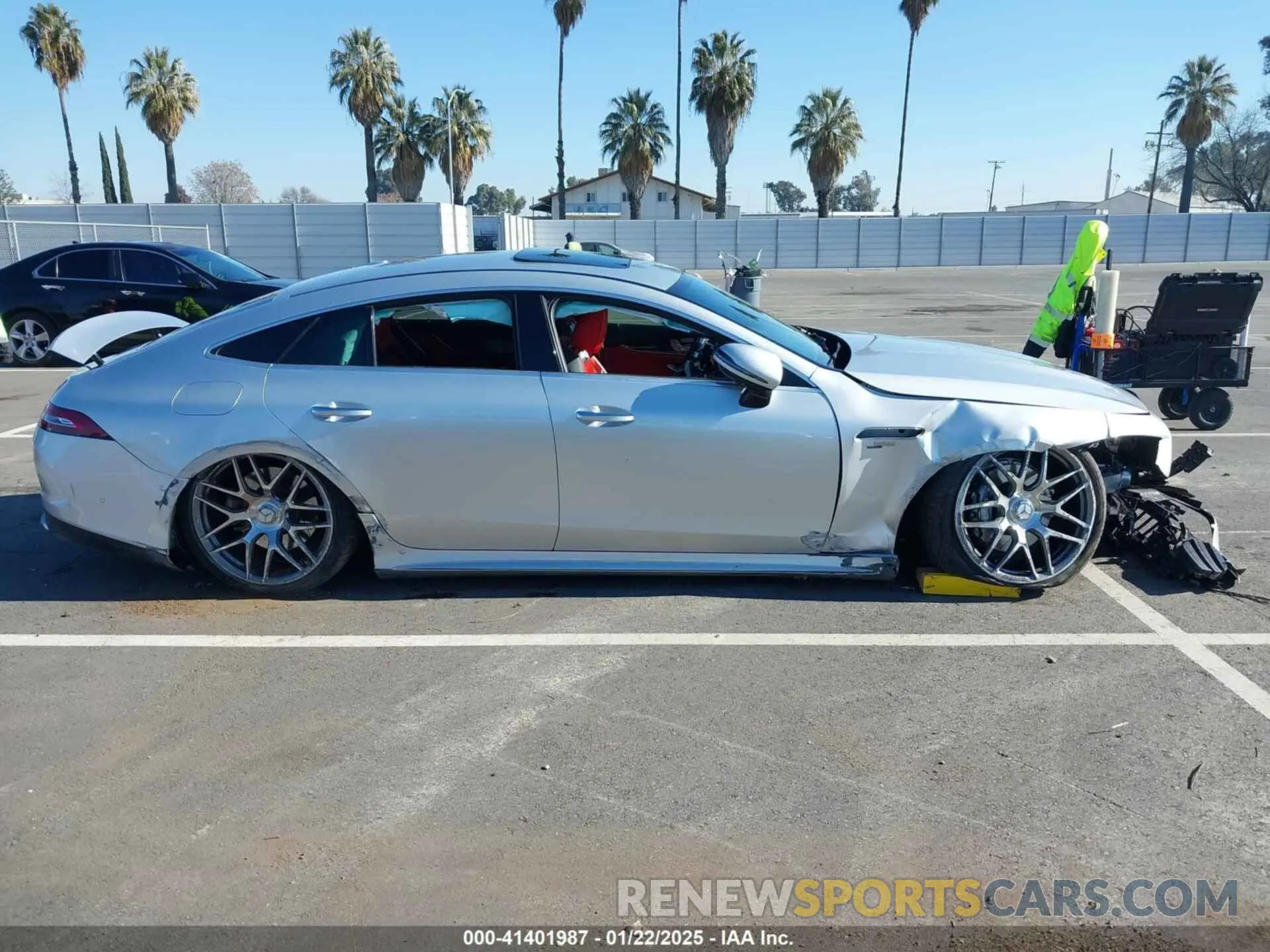 14 fotografías del automóvil dañado W1K7X6BB4LA032529 MERCEDES-BENZ AMG GT 53 4-DOOR COUPE 2020