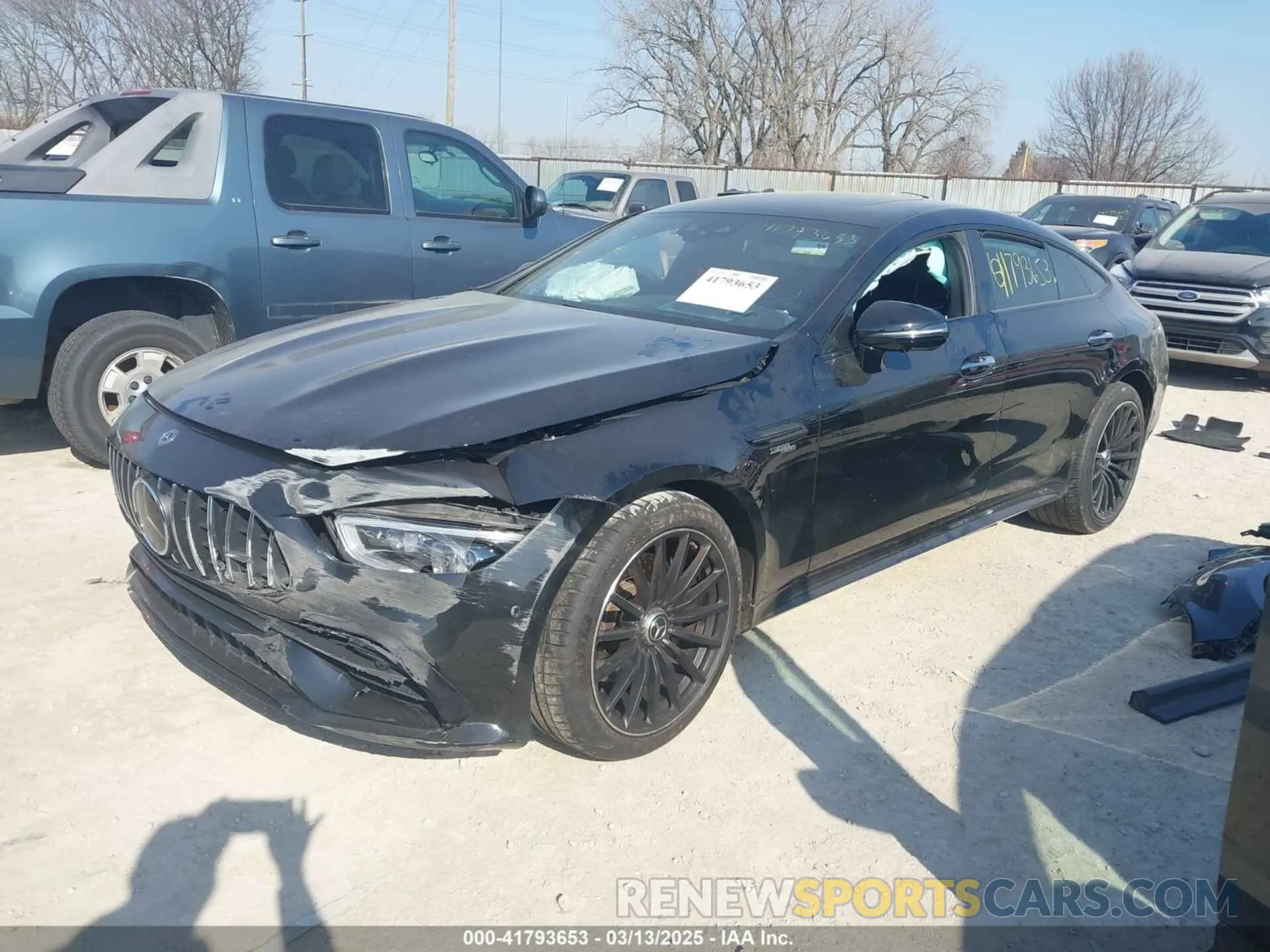 2 fotografías del automóvil dañado W1K7X6BB6LA016543 MERCEDES-BENZ AMG GT 53 4-DOOR COUPE 2020