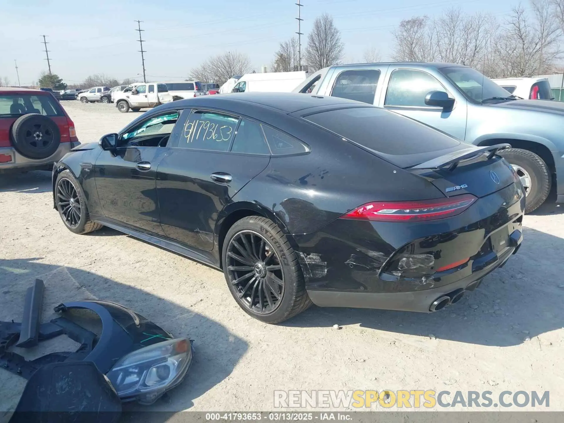 3 fotografías del automóvil dañado W1K7X6BB6LA016543 MERCEDES-BENZ AMG GT 53 4-DOOR COUPE 2020
