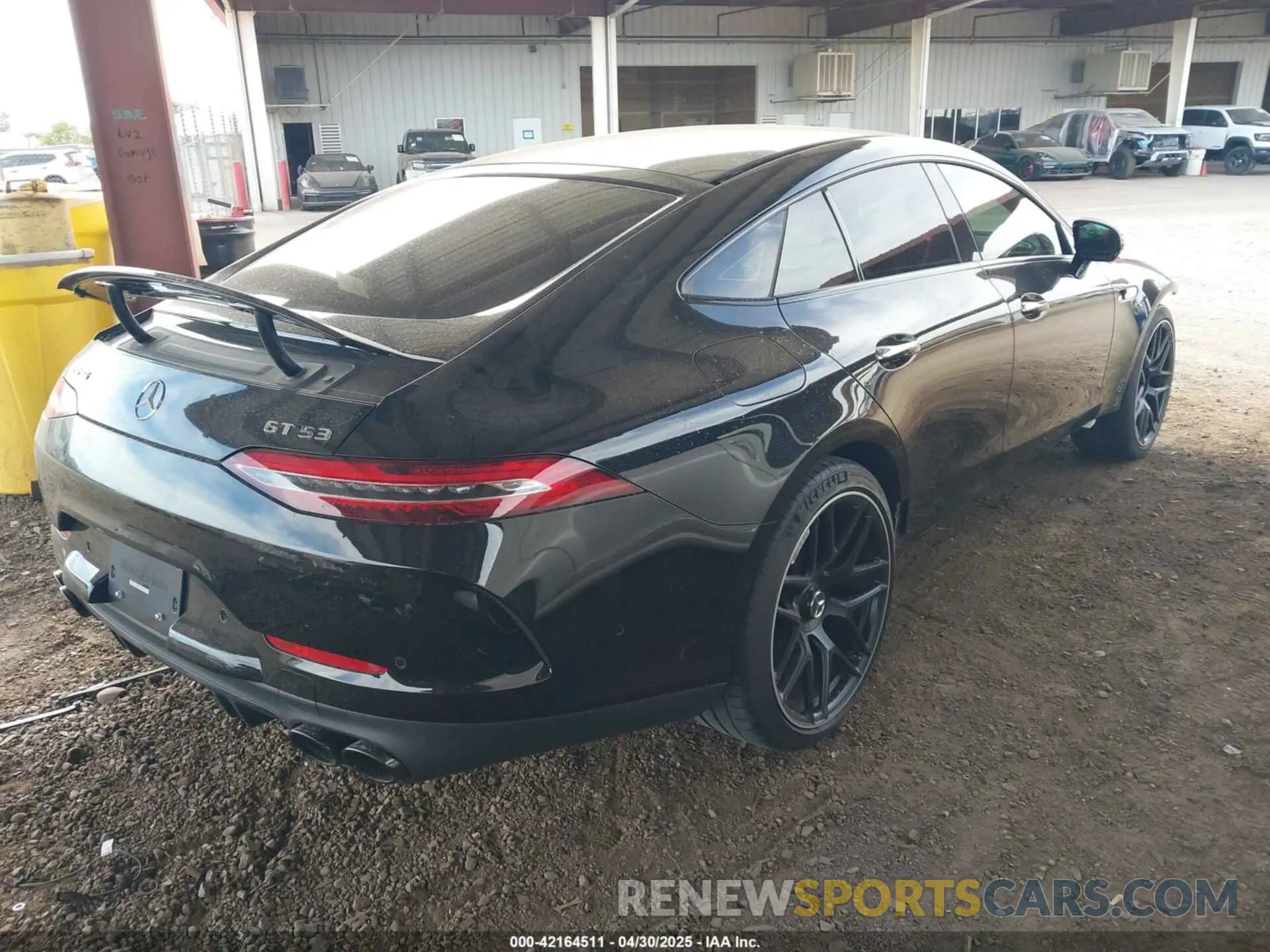 4 fotografías del automóvil dañado WDD7X6BB3LA014975 MERCEDES-BENZ AMG GT 53 4-DOOR COUPE 2020