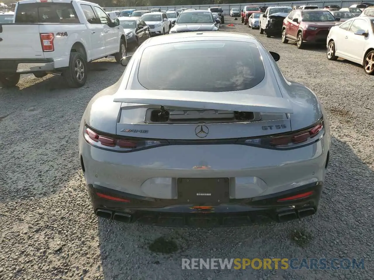 6 fotografías del automóvil dañado W1KRJ8AB1RF003489 MERCEDES-BENZ AMG GT 55 2024