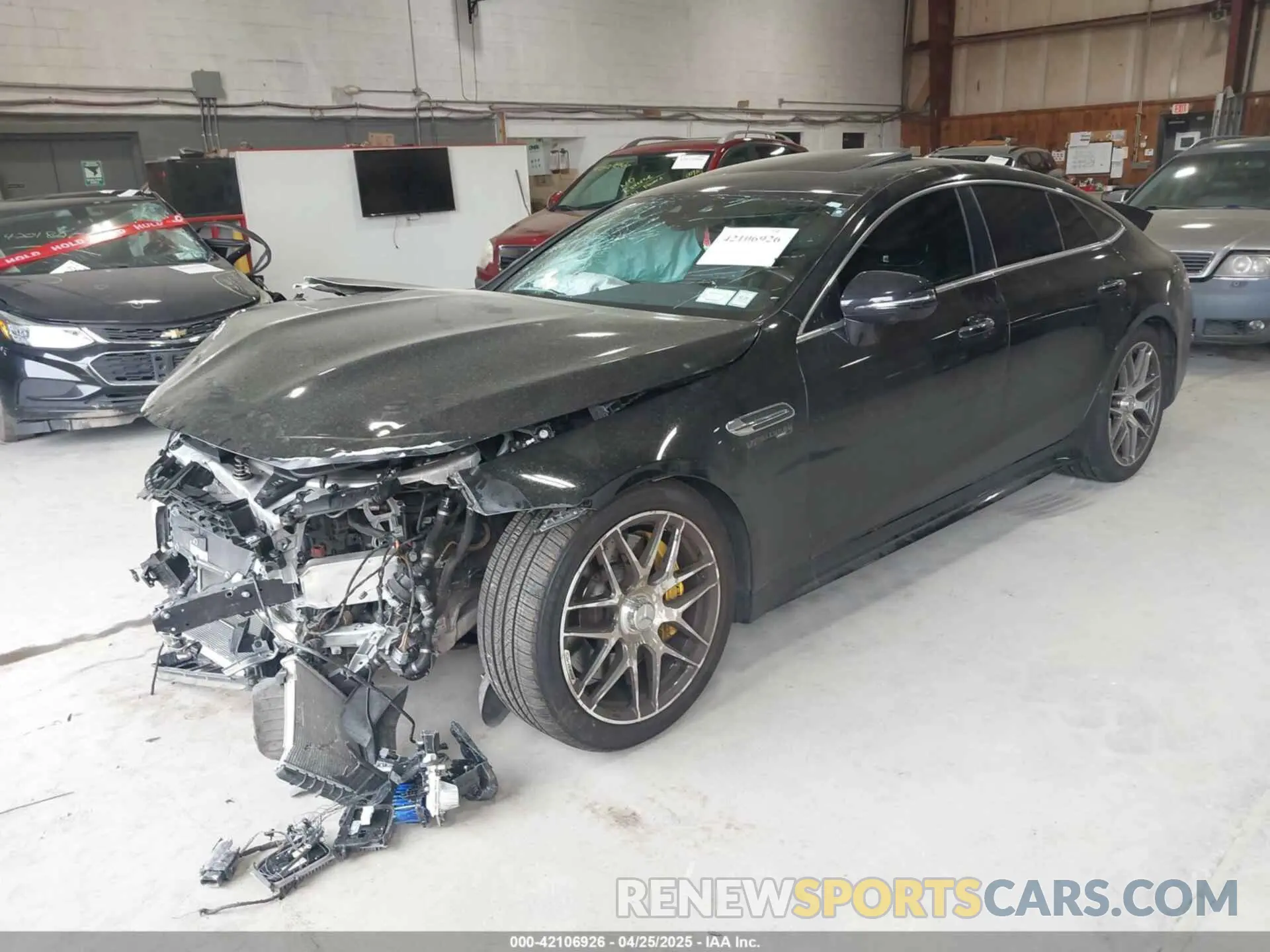 2 fotografías del automóvil dañado WDD7X8JB0KA001581 MERCEDES-BENZ AMG GT 63 4-DOOR COUPE 2019