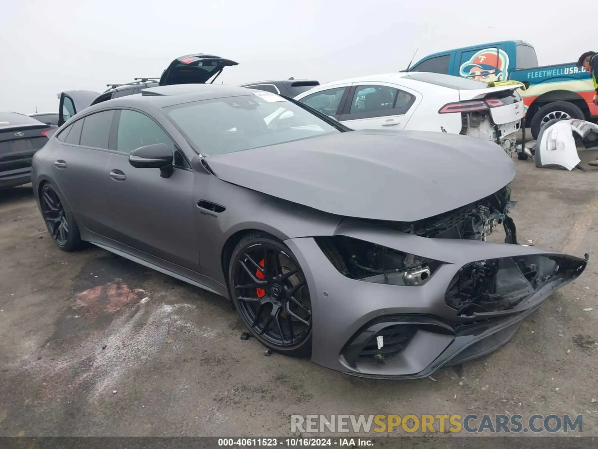 1 fotografías del automóvil dañado WDD7X8JB4KA005102 MERCEDES-BENZ AMG GT 63 4-DOOR COUPE 2019