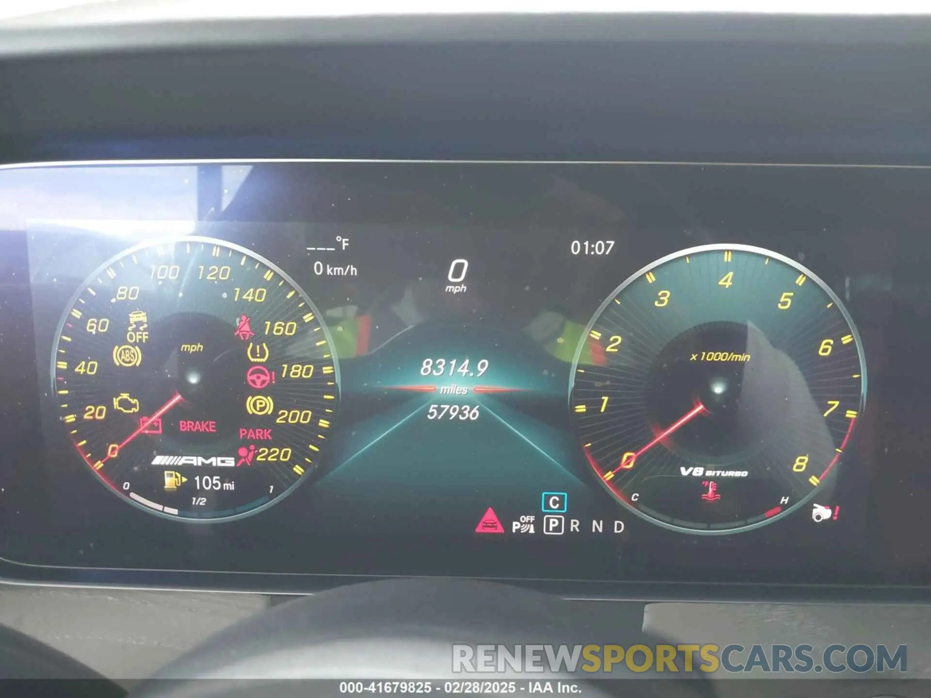 7 fotografías del automóvil dañado WDD7X8JB6KA000354 MERCEDES-BENZ AMG GT 63 4-DOOR COUPE 2019