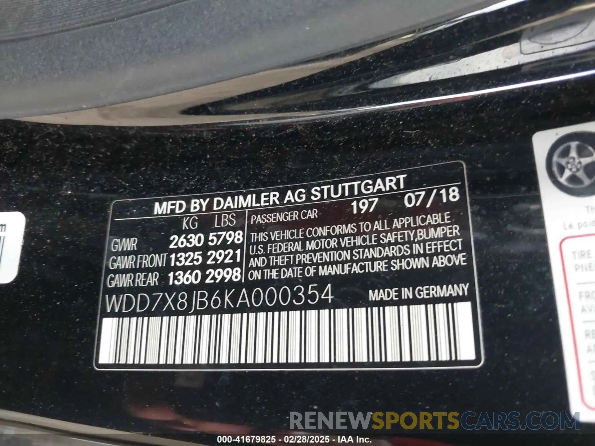 9 fotografías del automóvil dañado WDD7X8JB6KA000354 MERCEDES-BENZ AMG GT 63 4-DOOR COUPE 2019