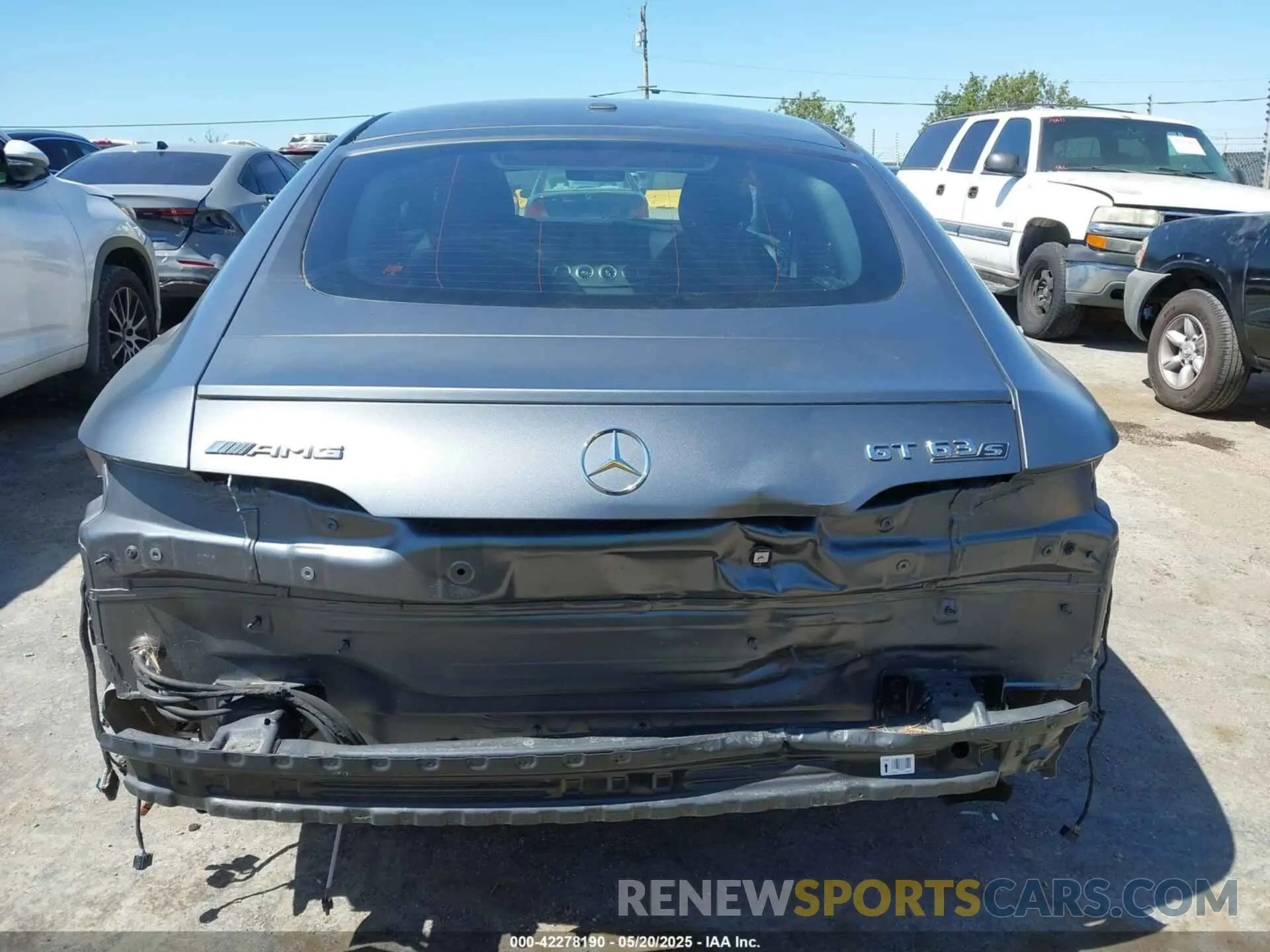 17 fotografías del automóvil dañado W1K7X8KB0LA015870 MERCEDES-BENZ AMG GT 63 4-DOOR COUPE 2020