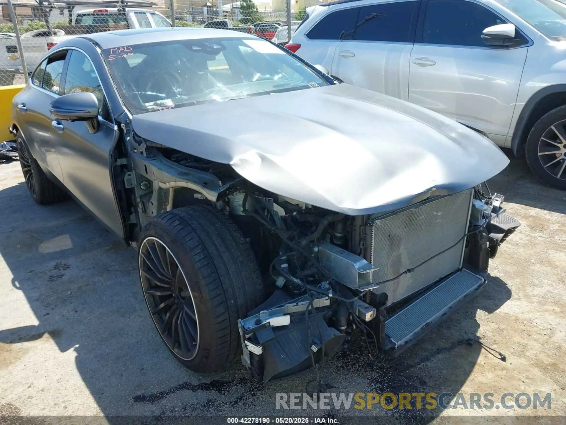 6 fotografías del automóvil dañado W1K7X8KB0LA015870 MERCEDES-BENZ AMG GT 63 4-DOOR COUPE 2020