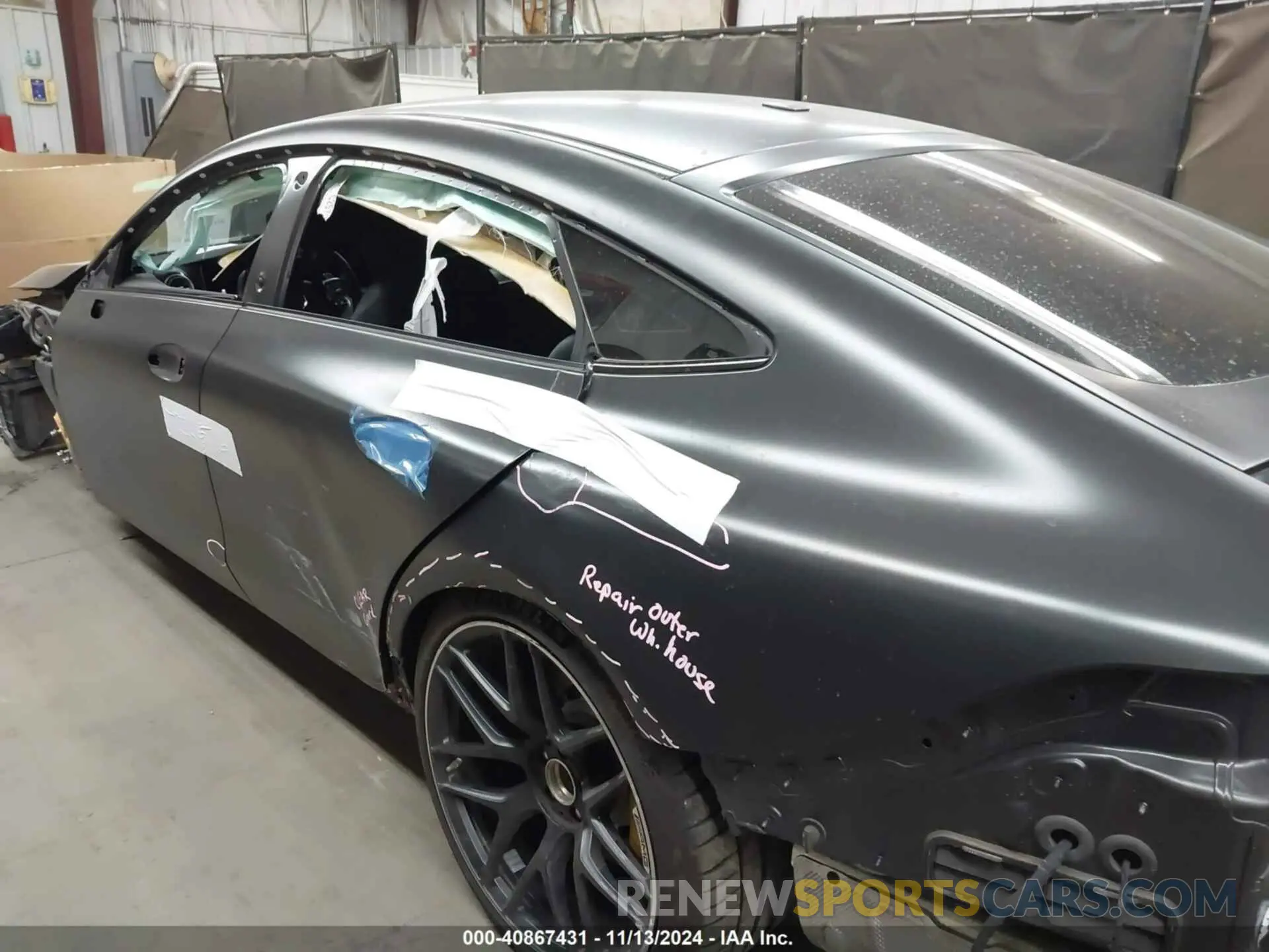 15 fotografías del automóvil dañado W1K7X8KB3MA037573 MERCEDES-BENZ AMG GT 63 4-DOOR COUPE 2021