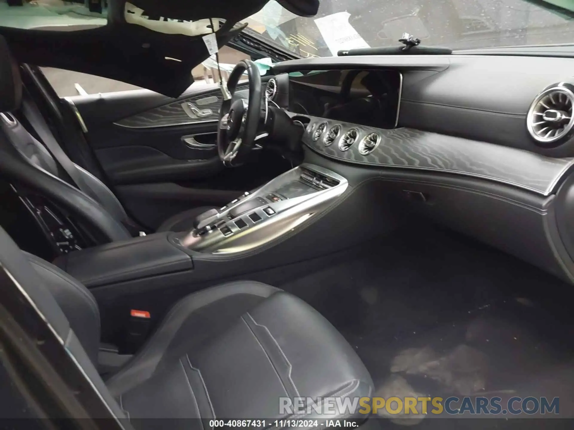 5 fotografías del automóvil dañado W1K7X8KB3MA037573 MERCEDES-BENZ AMG GT 63 4-DOOR COUPE 2021