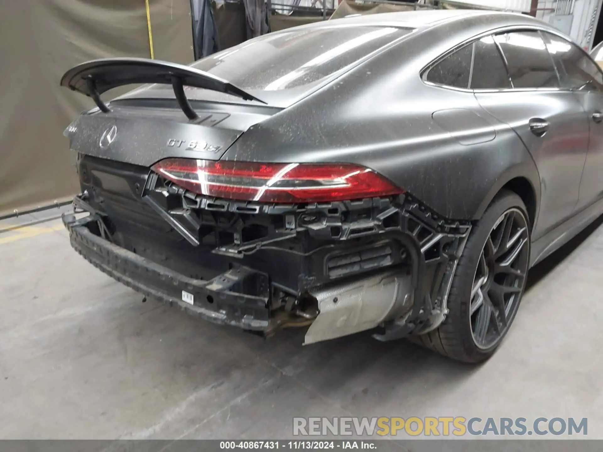 6 fotografías del automóvil dañado W1K7X8KB3MA037573 MERCEDES-BENZ AMG GT 63 4-DOOR COUPE 2021