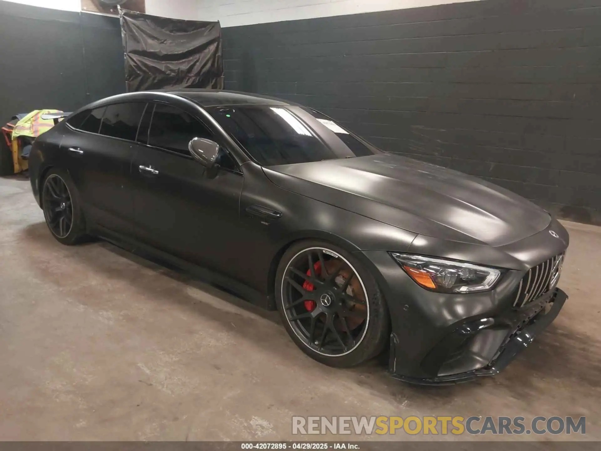 1 fotografías del automóvil dañado W1K7X8KB8MA036533 MERCEDES-BENZ AMG GT 63 4-DOOR COUPE 2021