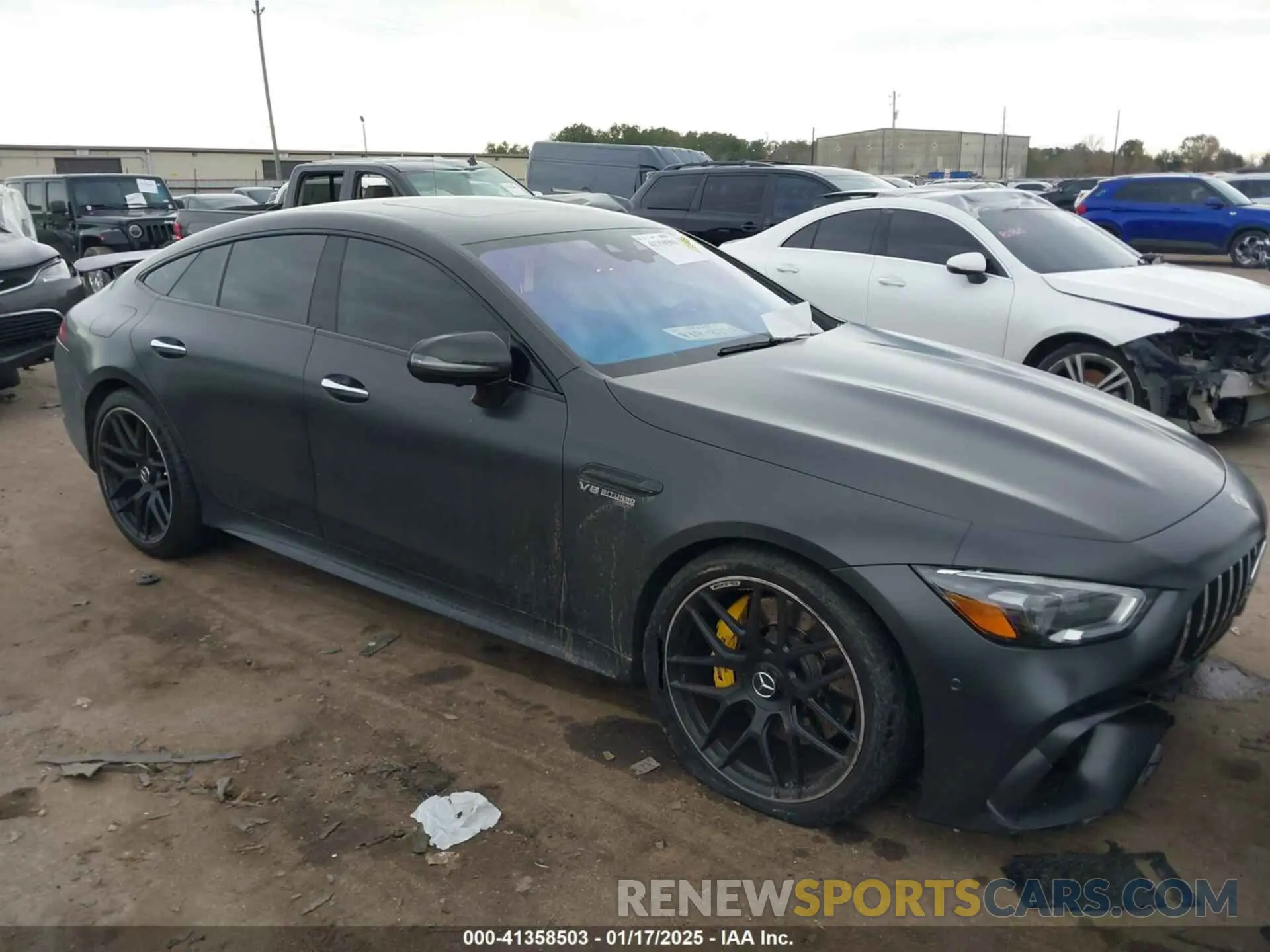 1 fotografías del automóvil dañado W1K7X8KB9MA038386 MERCEDES-BENZ AMG GT 63 4-DOOR COUPE 2021